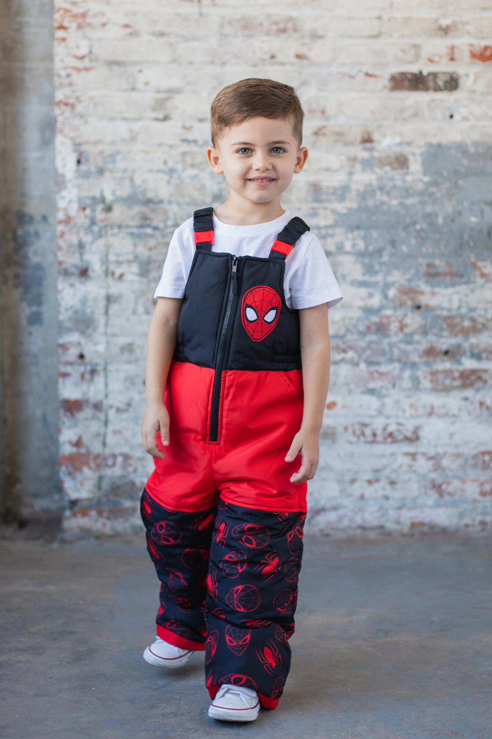 Marvel Spider-Man Boys' One Piece Ski Bib