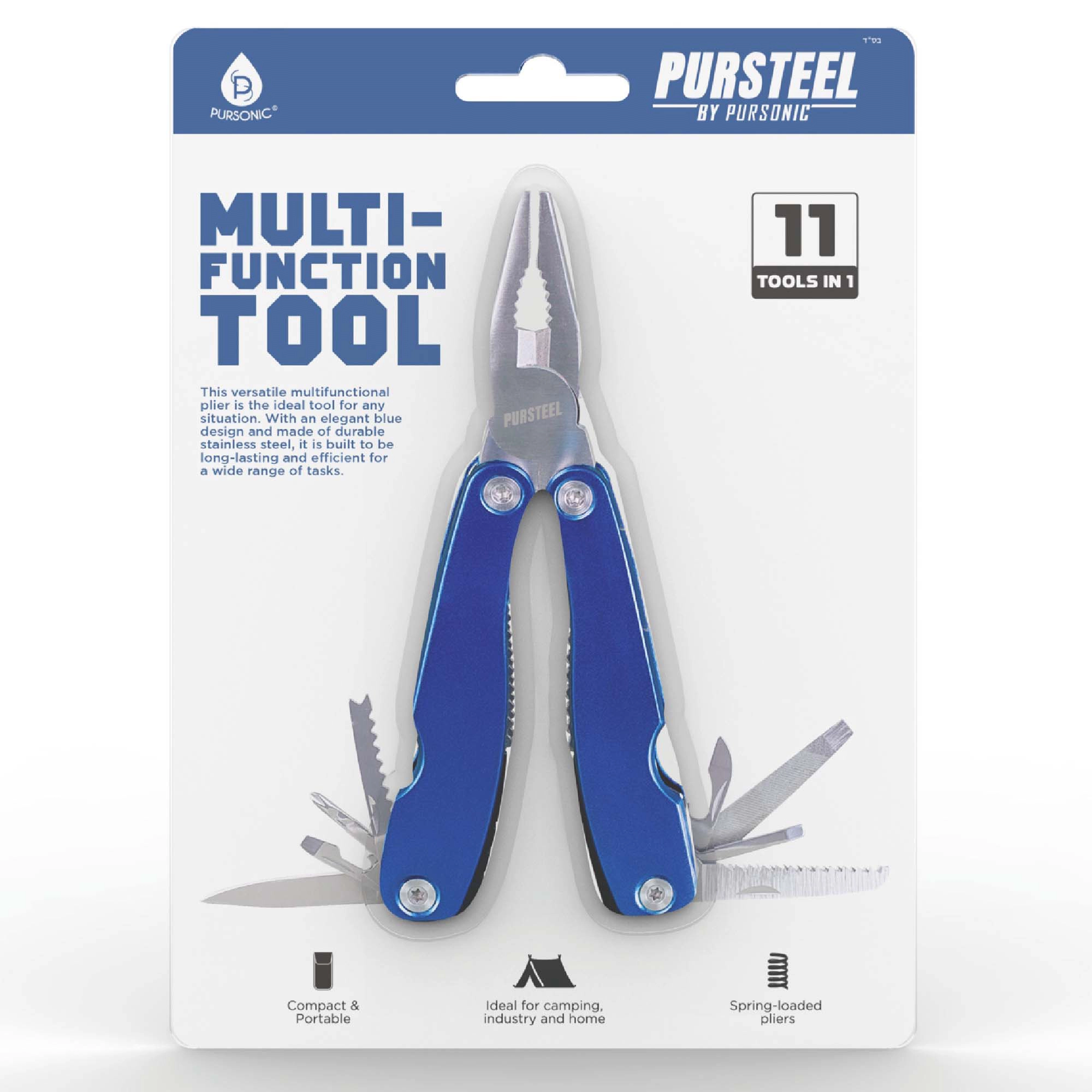 Pursonic Unisex 11-in-1 Multifunction Tool