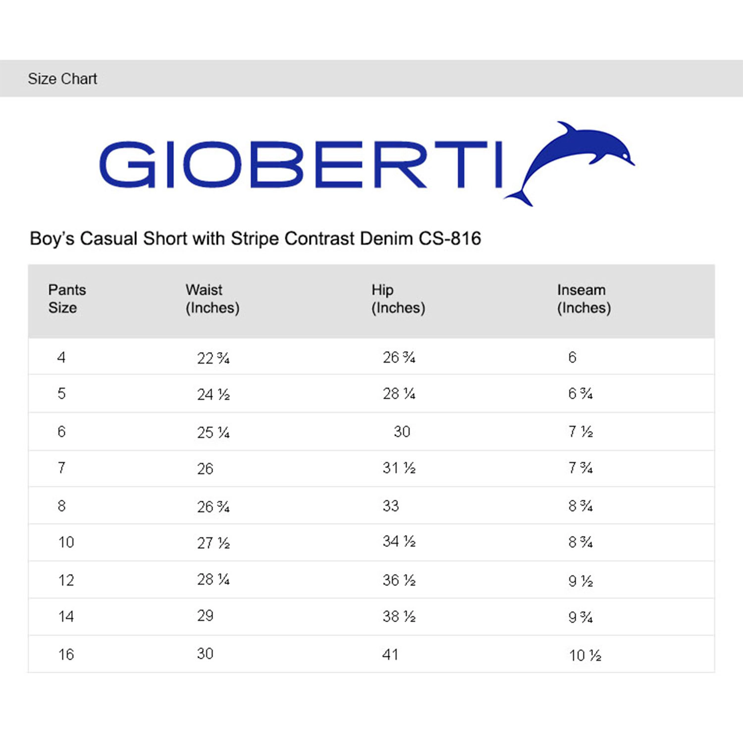 Gioberti Boy's Garment Wash Casual Shorts with Stripe Contrast Denim