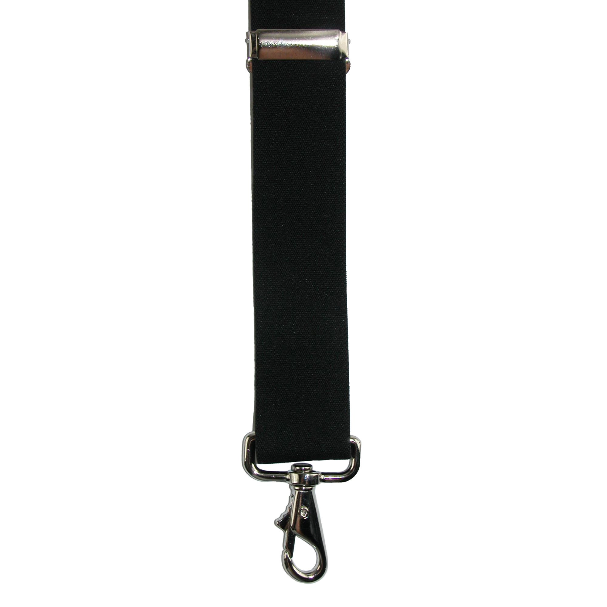 CTM® Men's Big & Tall Elastic Solid X-Back Suspender with Swivel Hook Ends