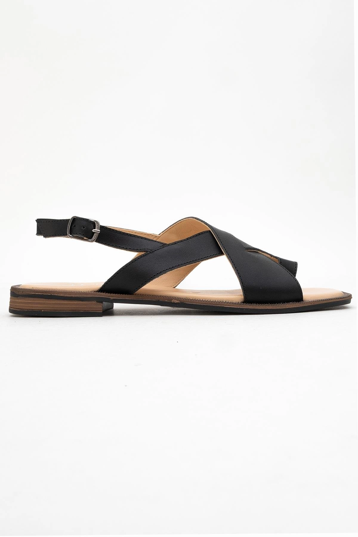 Forever & Always Womens Louna Leather Thong Sandalss