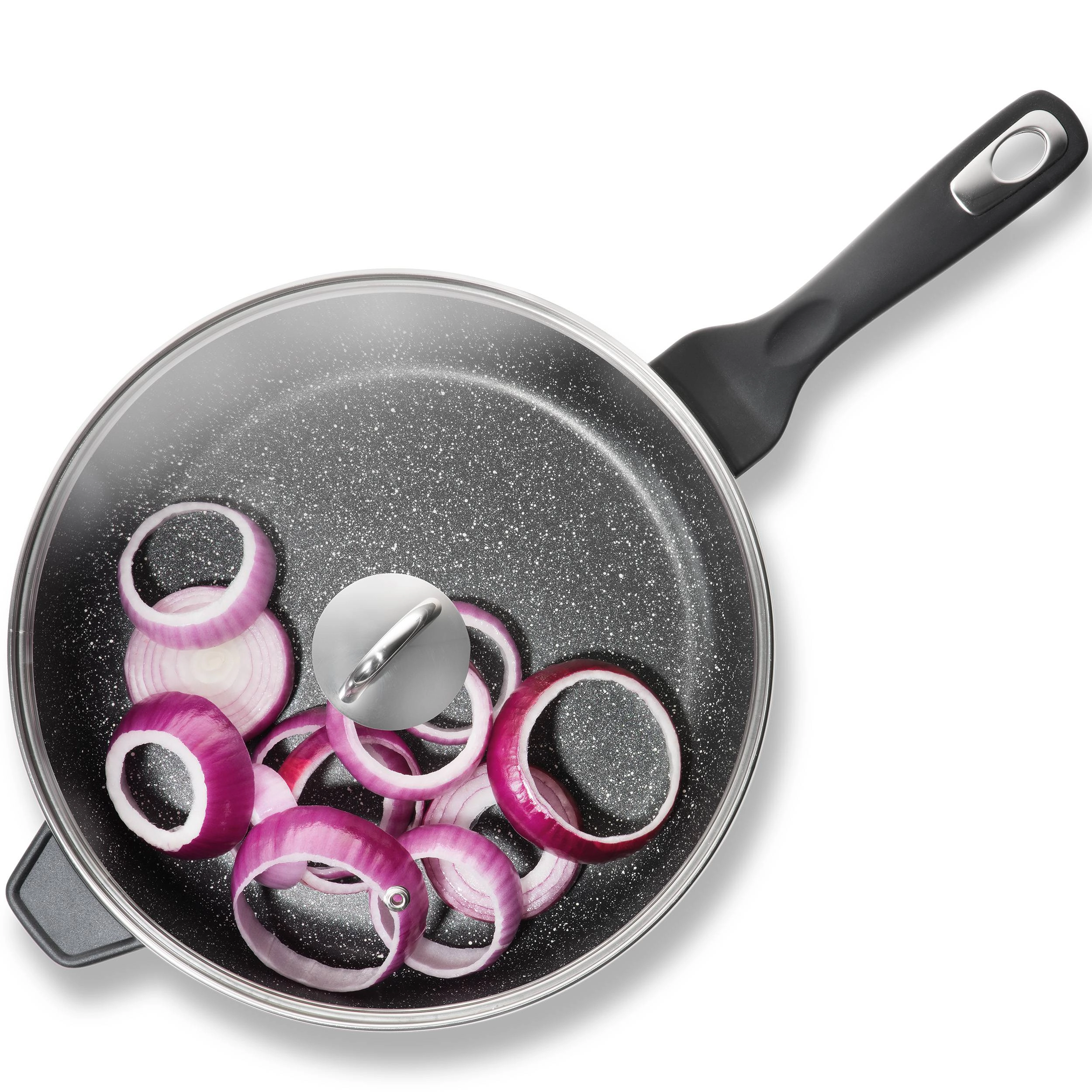Cuisine::pro® GRANITE™ Chef Pan With Lid 4.1 Qt.