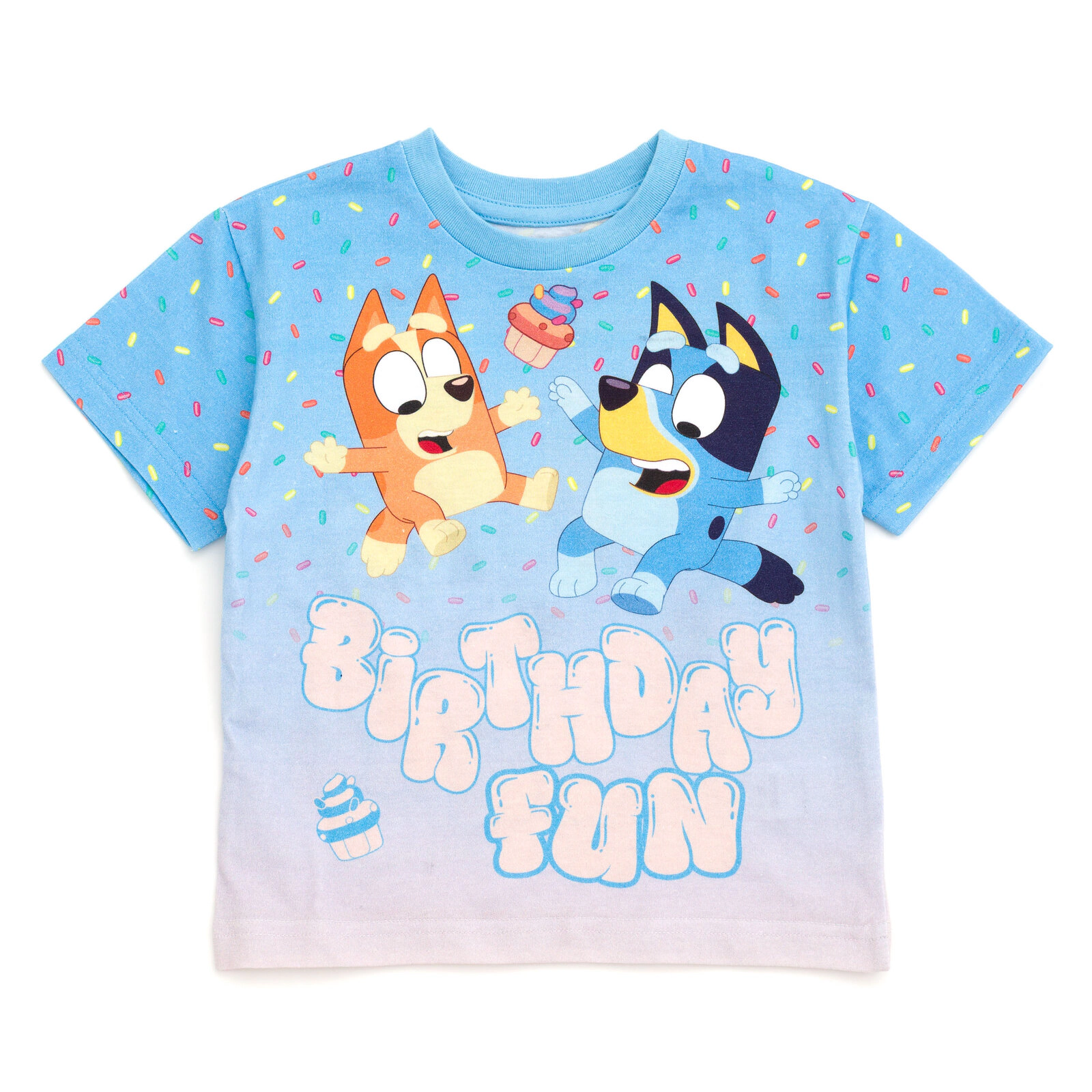 Bluey Holiday and Birthday Short Sleeve T-Shirt