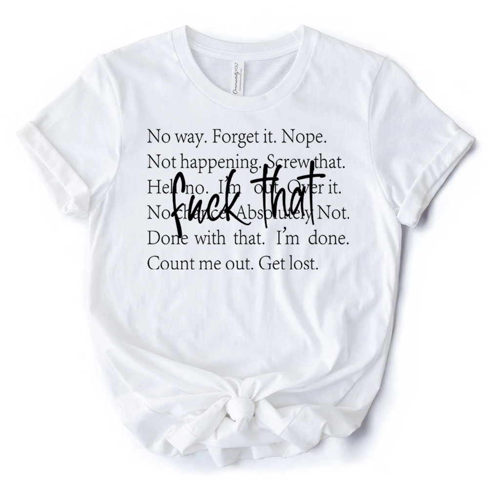 OrnamentallyYou Womens Fed Up With It T-Shirt