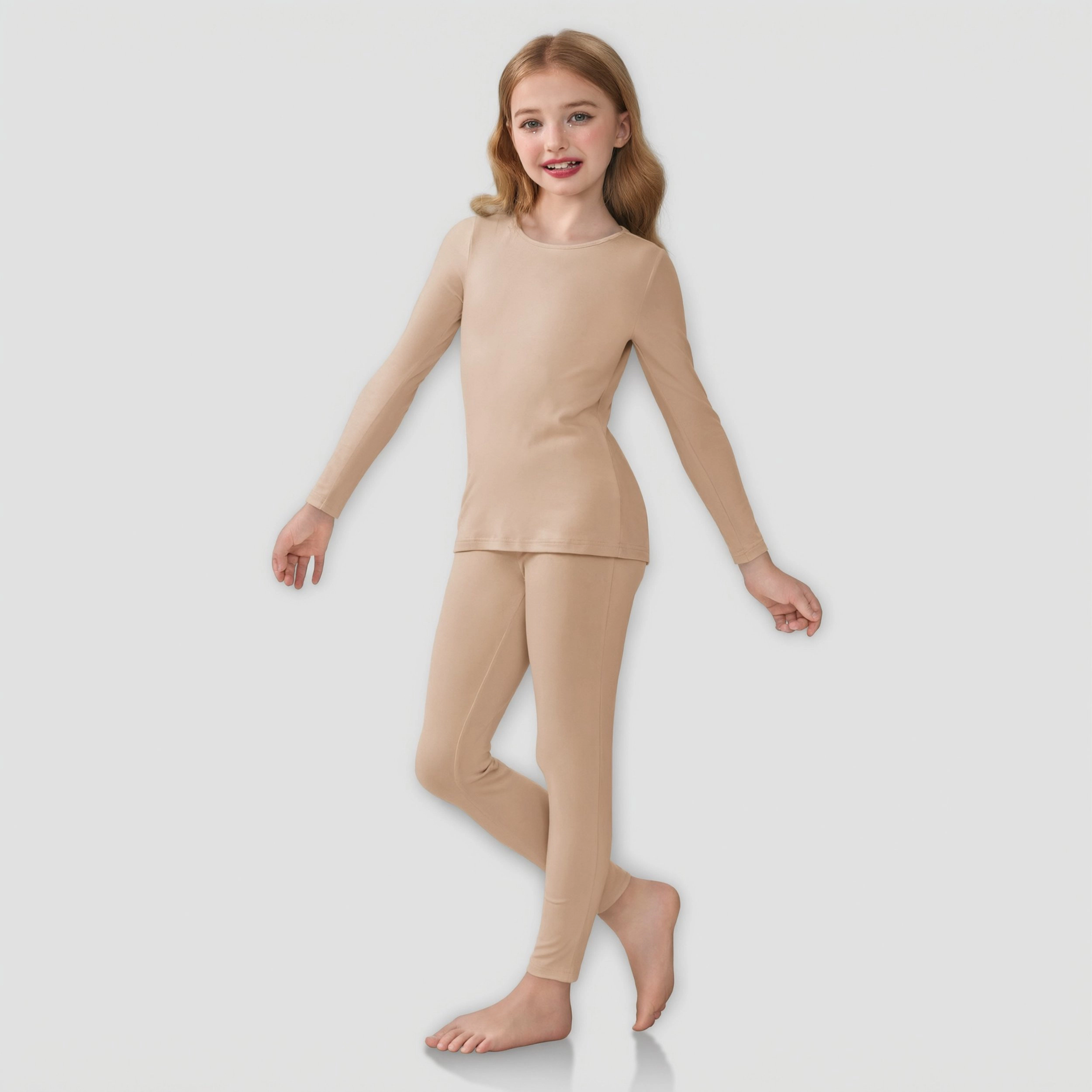 Arshiner Thermal Underwear For Kids Long Johns Base Layer Girls Sets