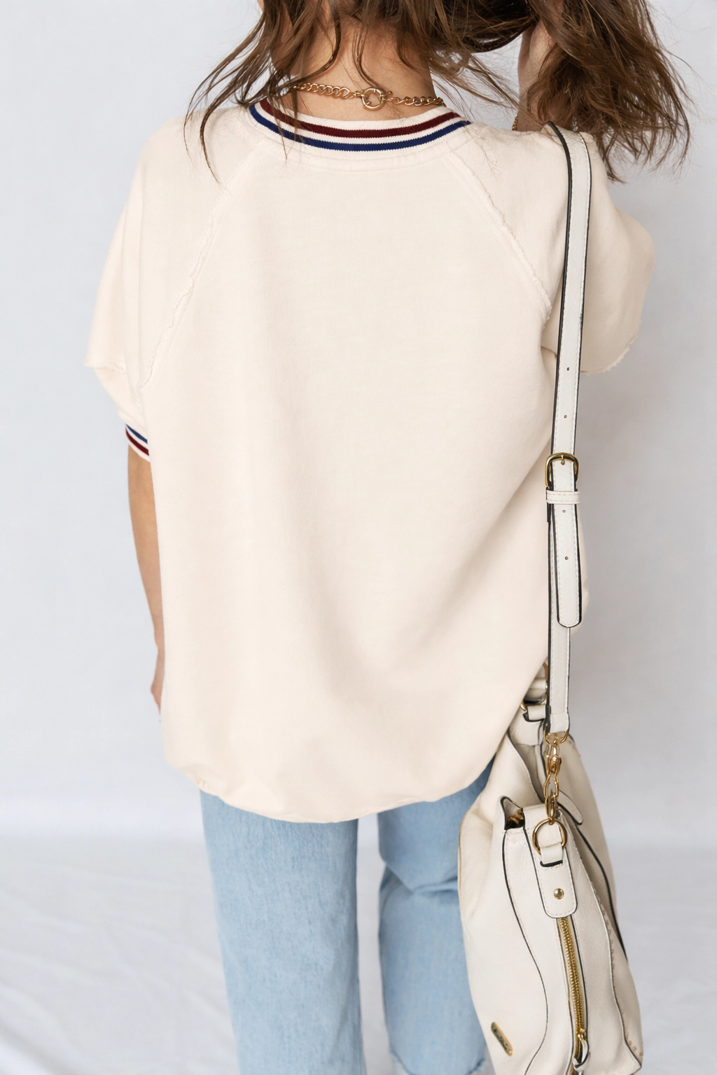 Threaded Pear Women's Haisley Sleeve Loose Tunic Top