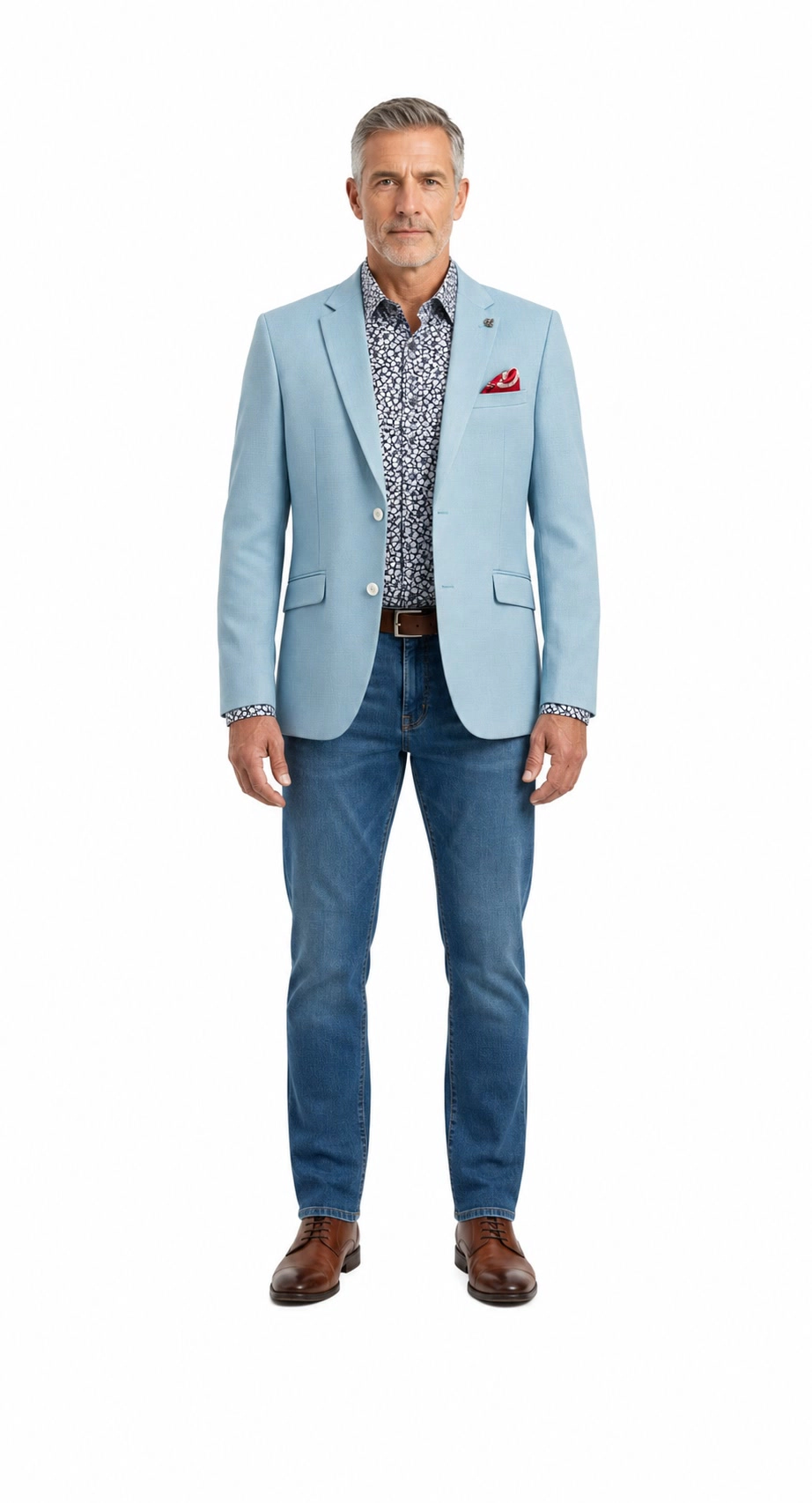 Elie Balleh Men's Slim Fit Solid Blazer Sports Coat Jacket