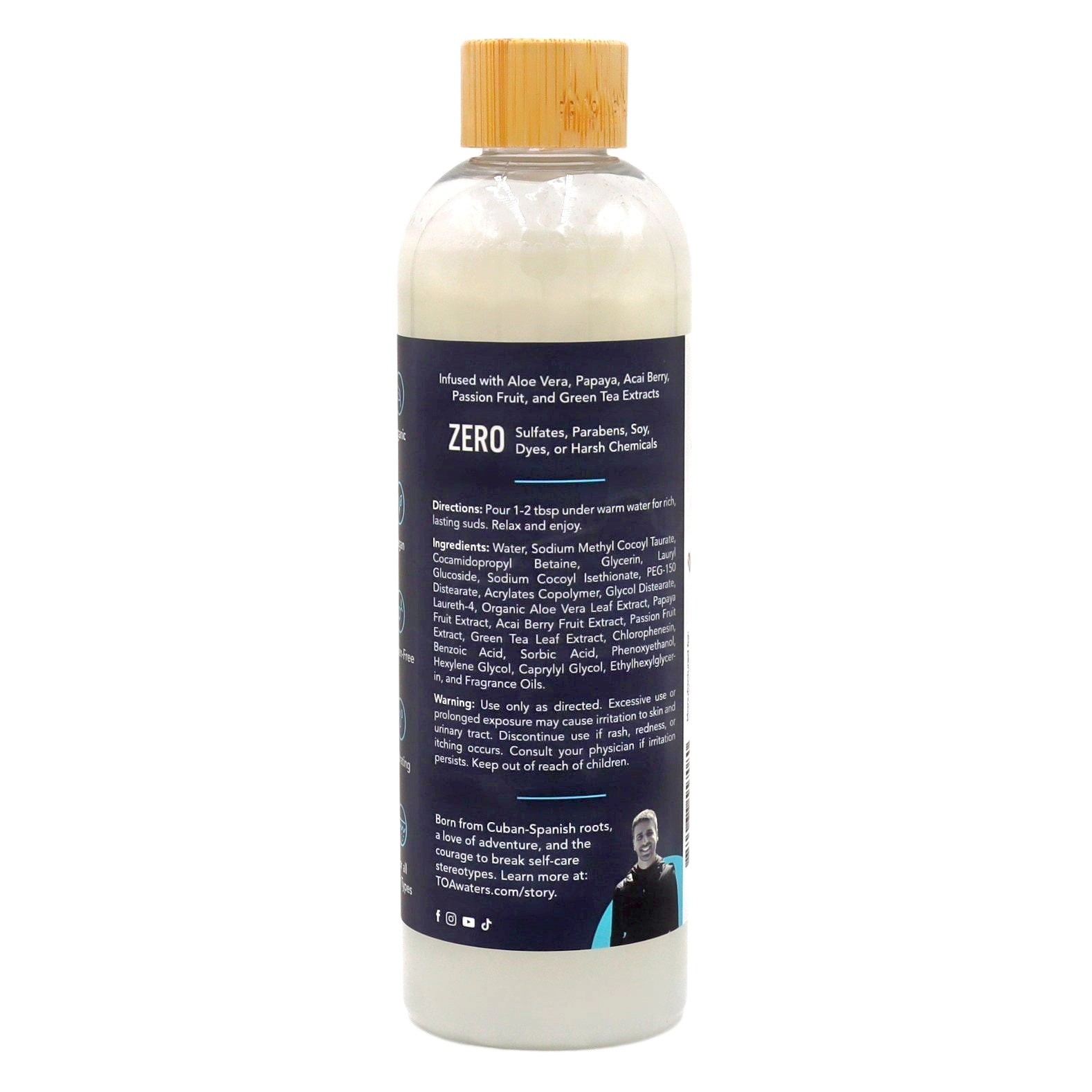 TOA Waters Unisex Bubble Bath - Lockwood Forest - Sage and Oakmoss
