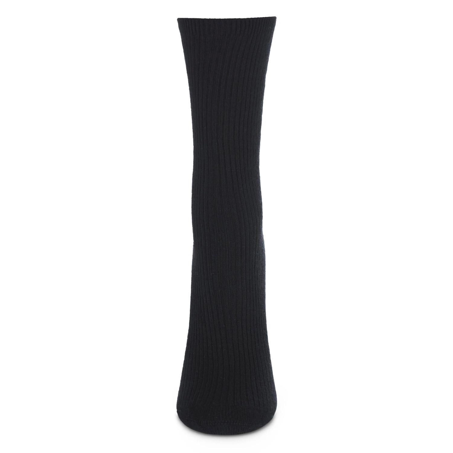 MeMoi Women's 2 Pair Pack Bamboo Blend Flat Ribbed Crew Socks