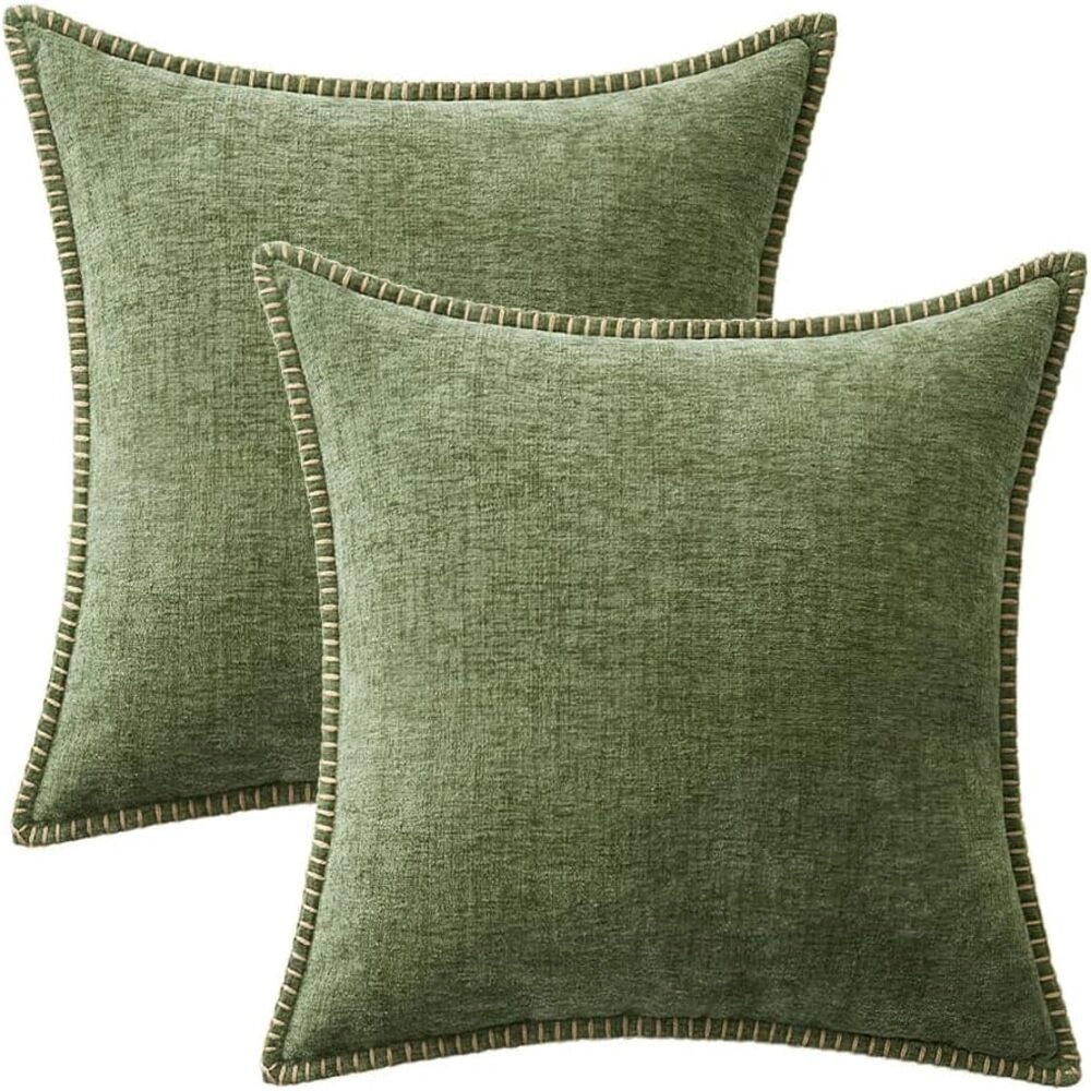 Rocky Peak Living Unisex Decorative Couch Throw Pillow Covers Set of 2 18 x 18 Inch