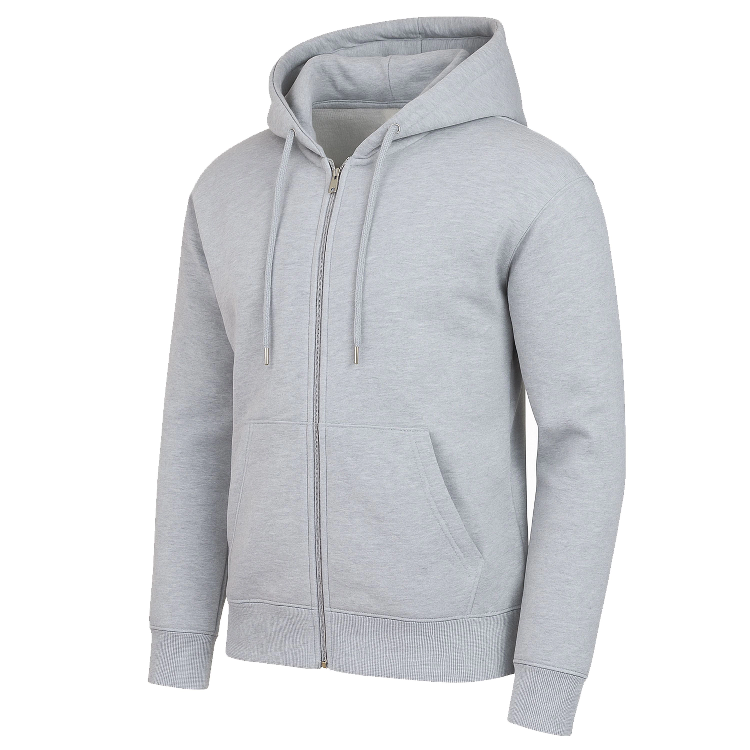 Galaxy Men's Sherpa Lined Full Zip-Up Hoodie Sweatshirt (S-3XL)