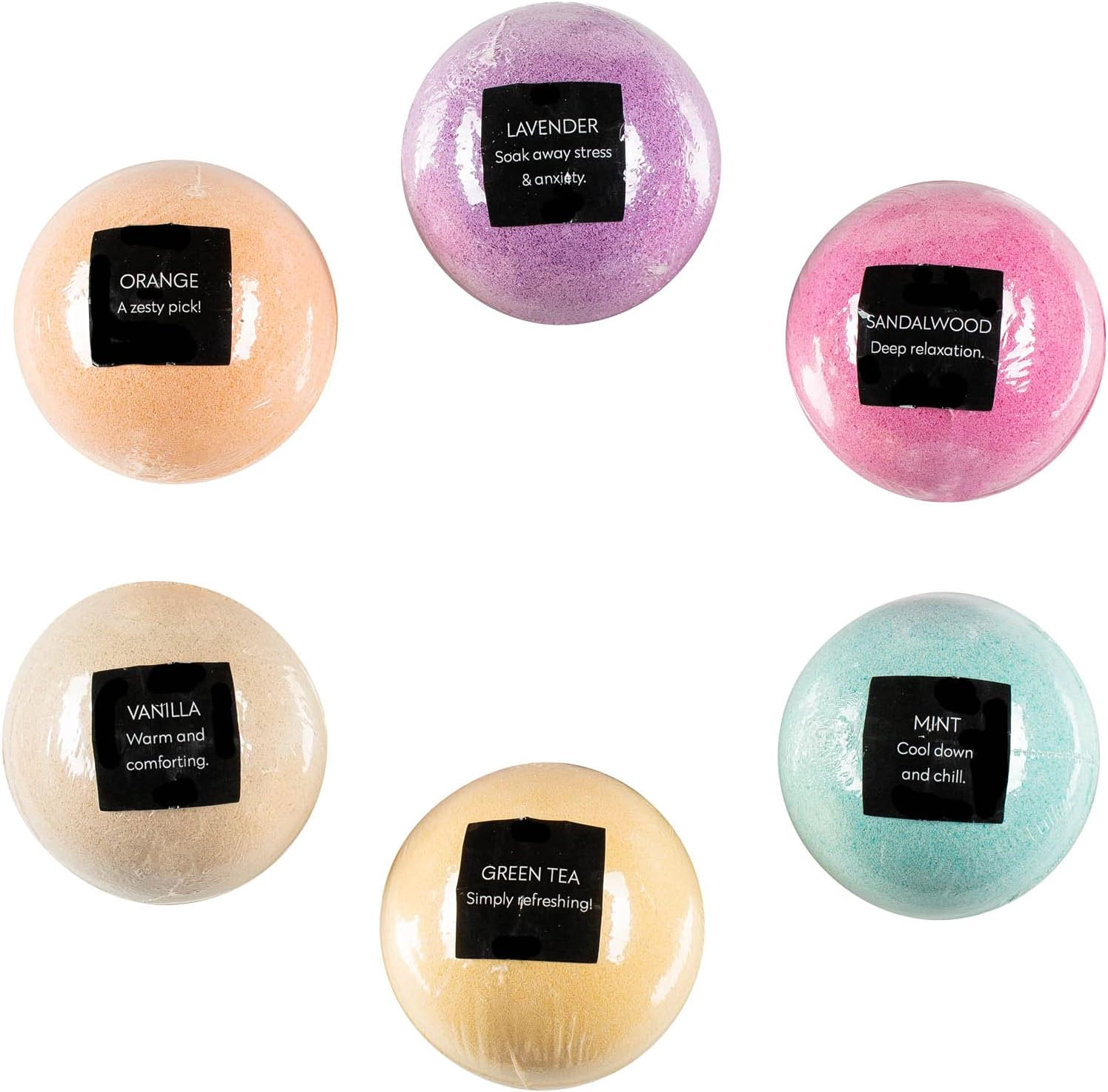 Freida and Joe Happy Day Fizzers Aromatherapy 9 Pcs Large Bath Bomb Gift Set