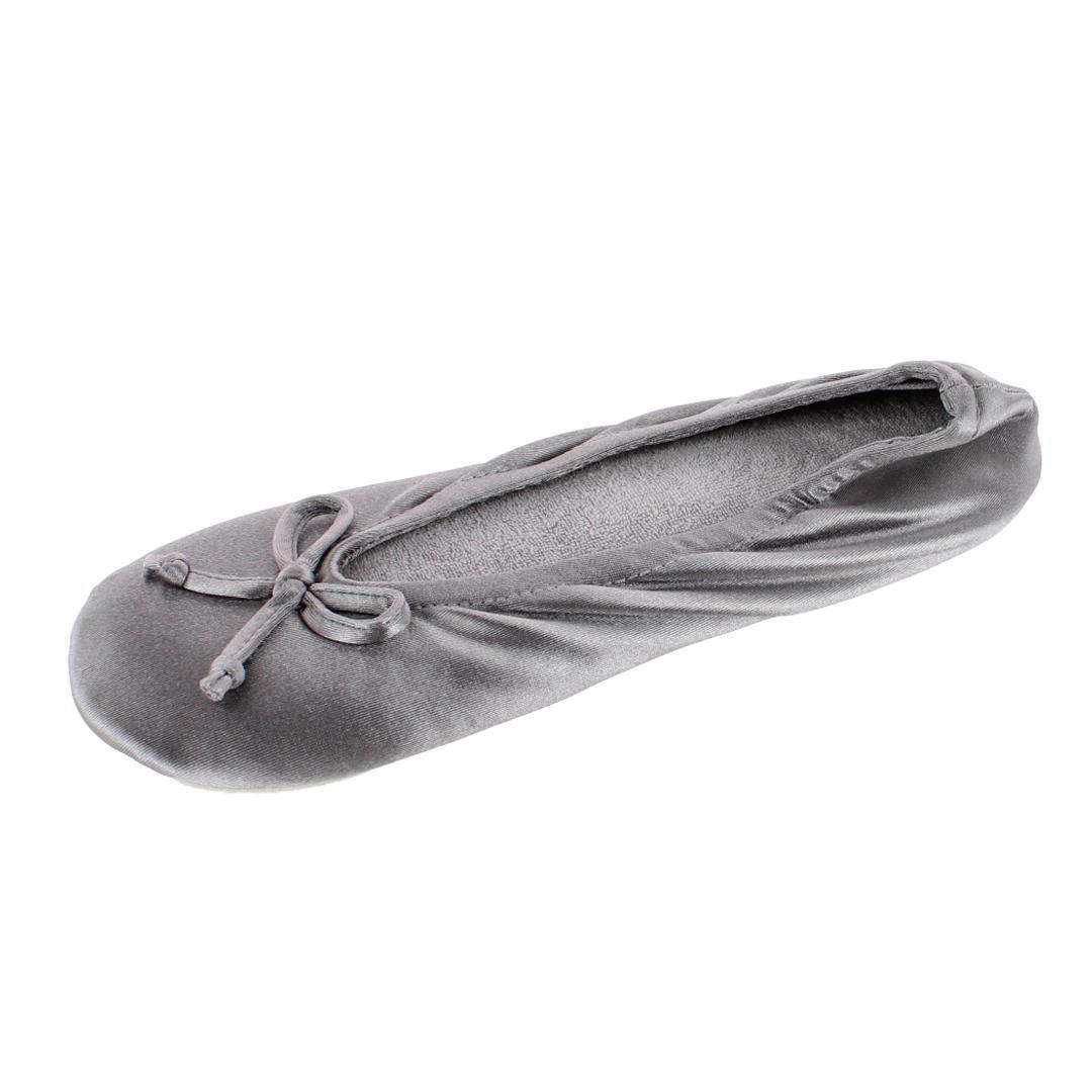 Isotoner Women's Satin Classic Ballerina Slippers