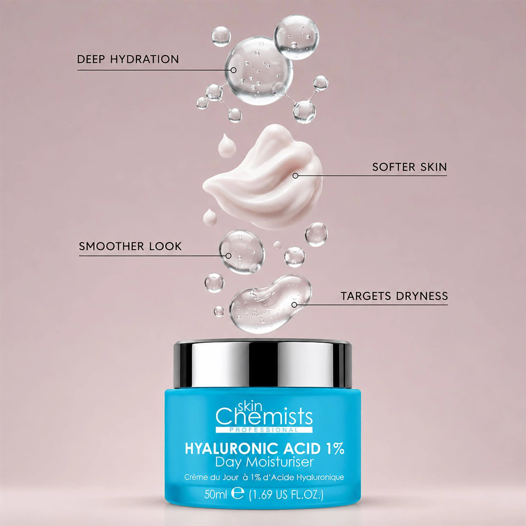 skinChemists Marine Collagen Anti-Aging Advanced Day Moisturizer 50ml for Loss of Firmness, Fine Lines, Wrinkles