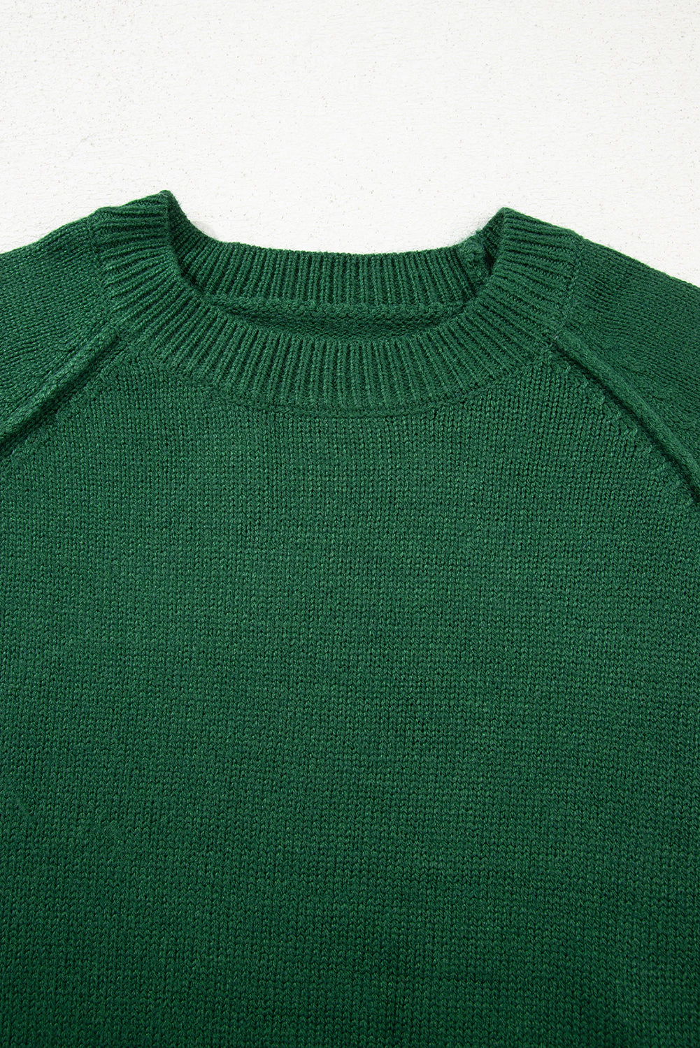 Threaded Pear Women's Eleanor Evergreen Raglan Sleeve Sweater