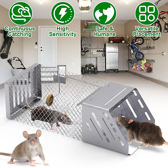 GBruno Automatic Continuous Mouse Trap Cage 11 Cm