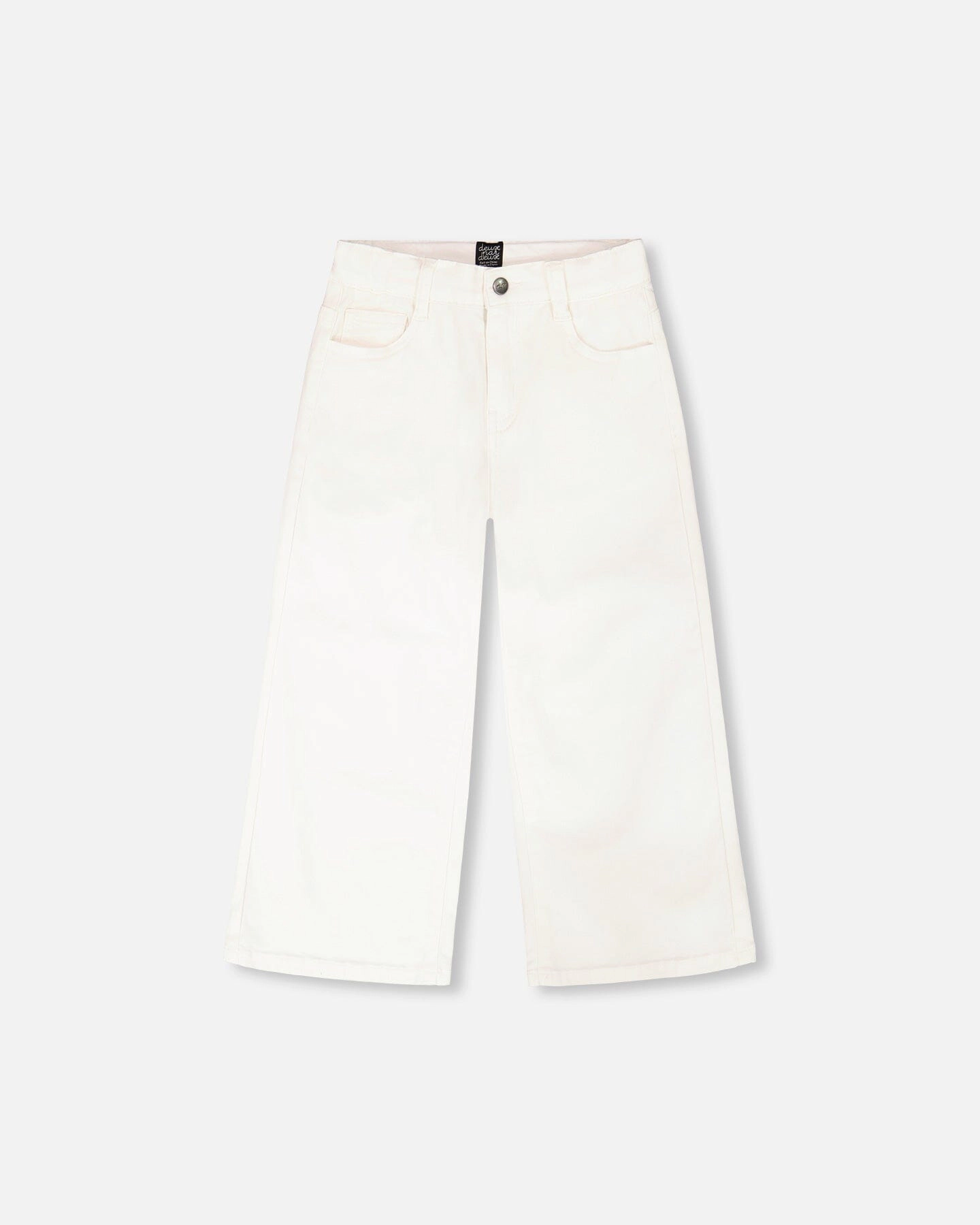 Deux par Girls Wide Leg Stretch Twill Jeans