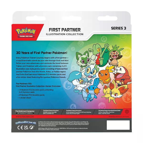 Pokémon Trading Card Game: First Partner Illustration Collection—Series 3