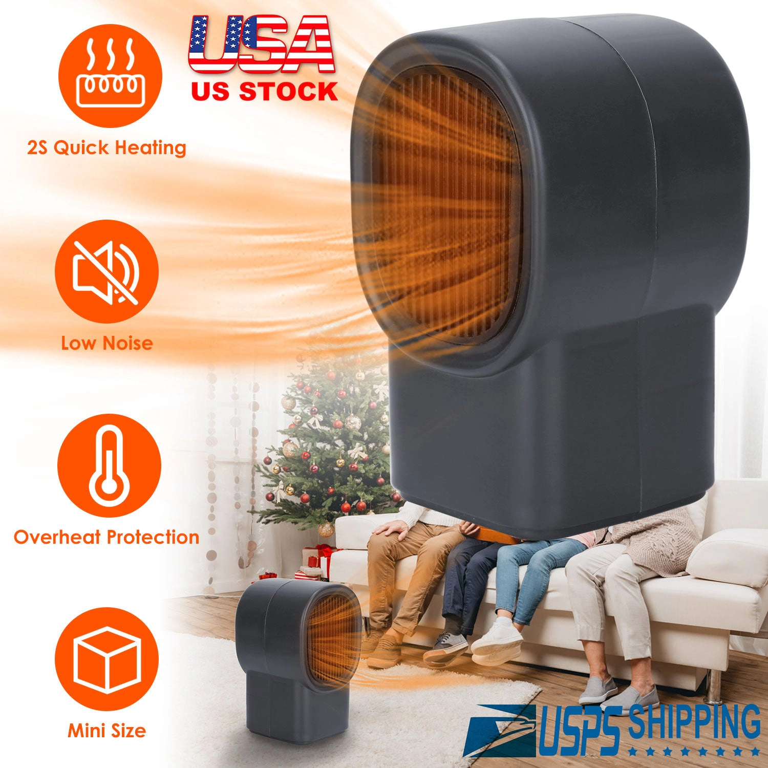 GBruno 400W Portable Electric Space Heater