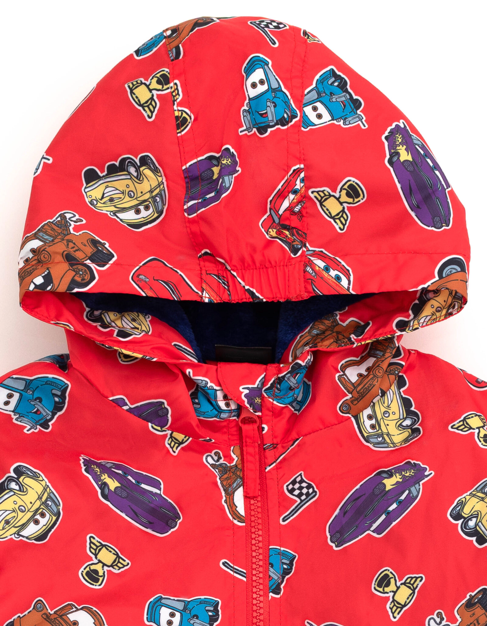 Disney Boys' Fleece Hooded Rain Jacket