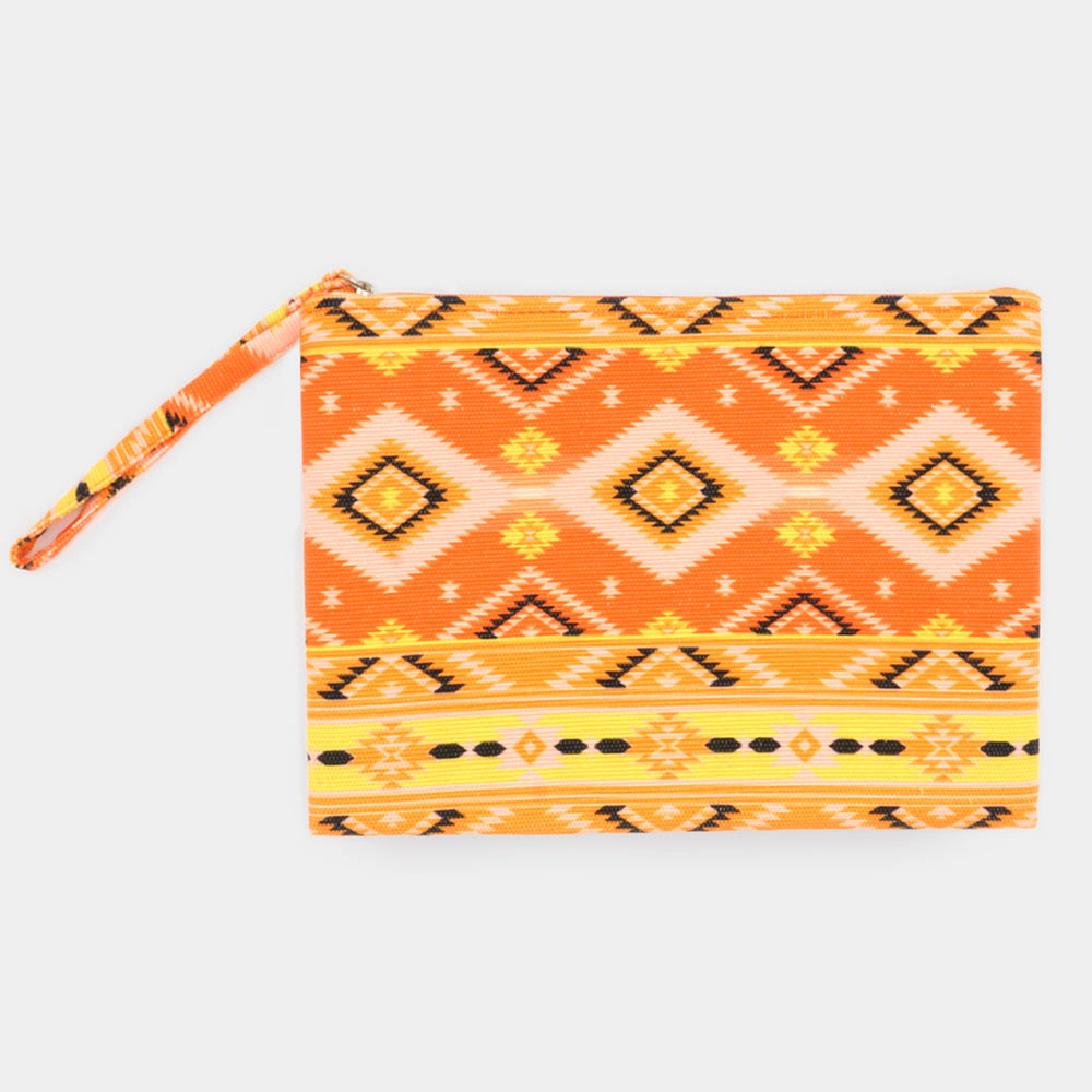 Fashnzfab Tribal Patterned Pouch Clutch Bag
