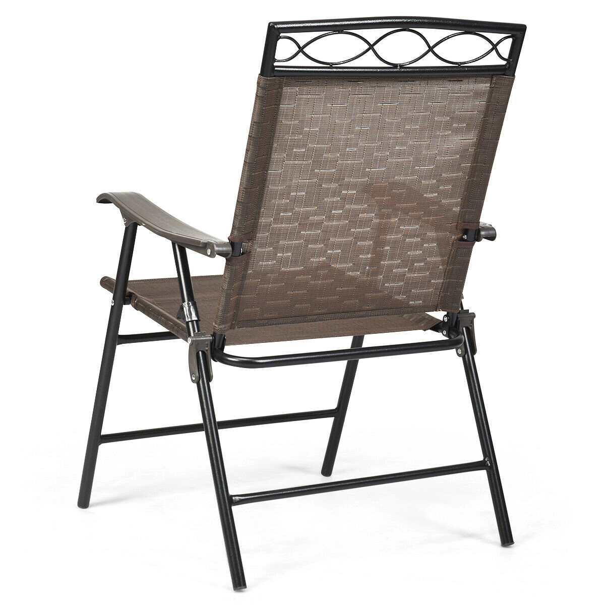 LJG Set of 4 Patio Folding Chairs