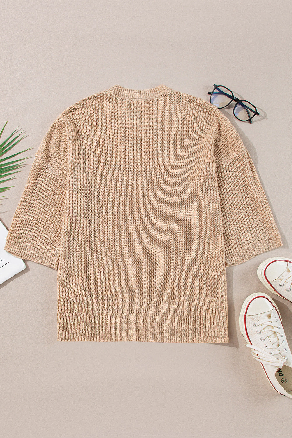 Threaded Pear Women's Aria 3 4 Sleeve Sweater