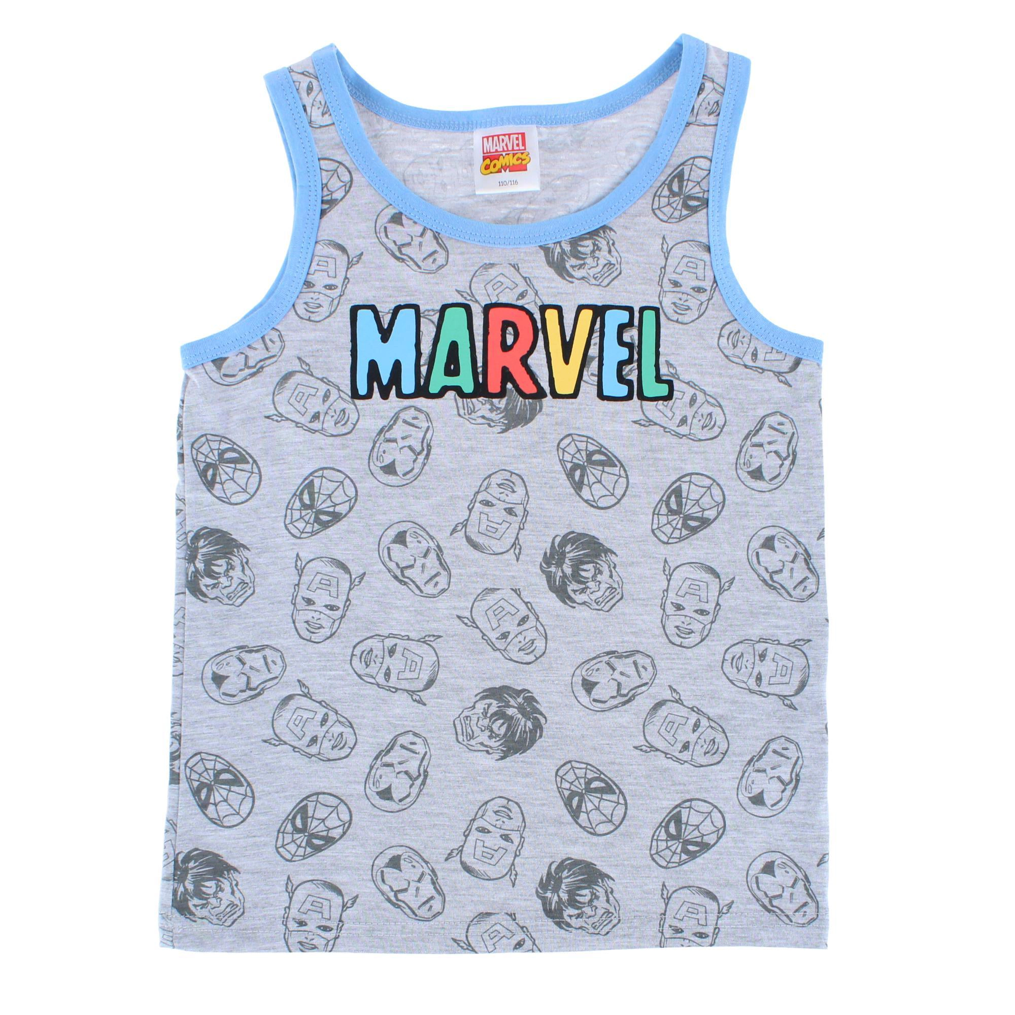 Textiel Trade Boy's Marvel Singlets (2 Pack)