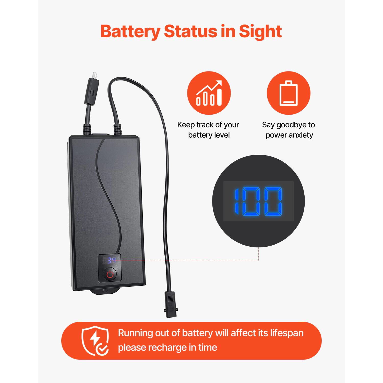 HONGGE Battery Pack for Reclining Furniture, Rechargeable Recliner Battery Pack
