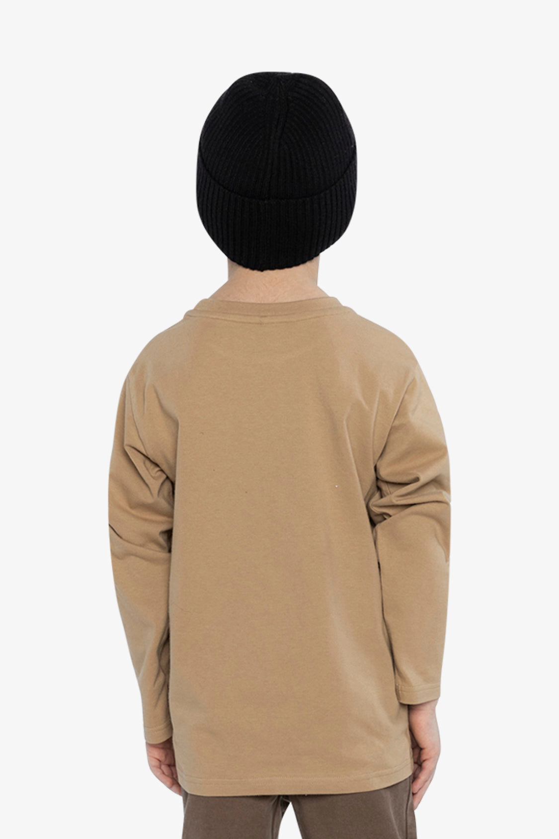 Deux par Boys Long Sleeve Organic Cotton T-Shirt with Mountain Graphic