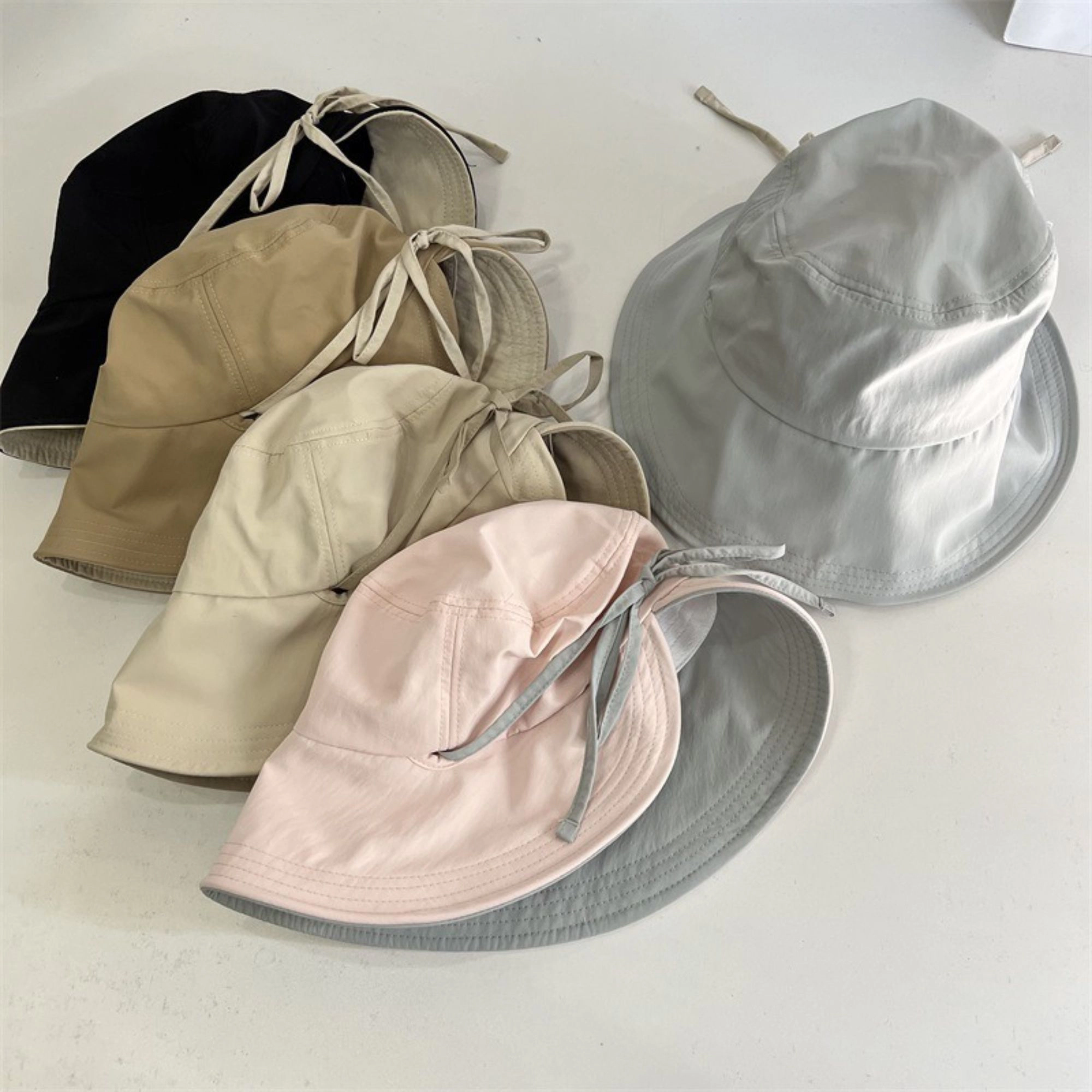 Anna-Kaci Women's Wide Brim Bucket Sun Hat with Tie Strap