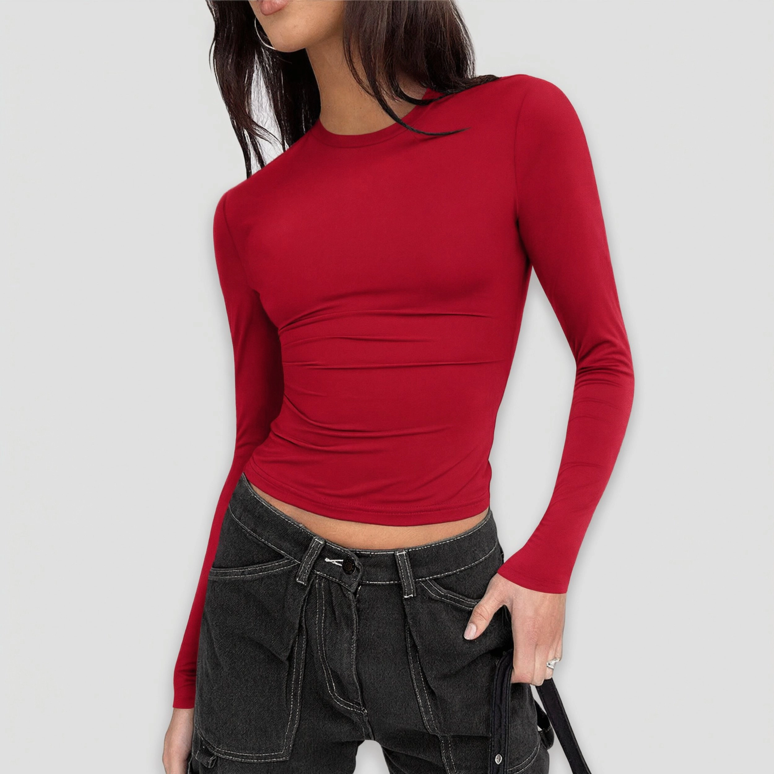 Zeagoo Women Slim Fit Crew Neck T Shirt