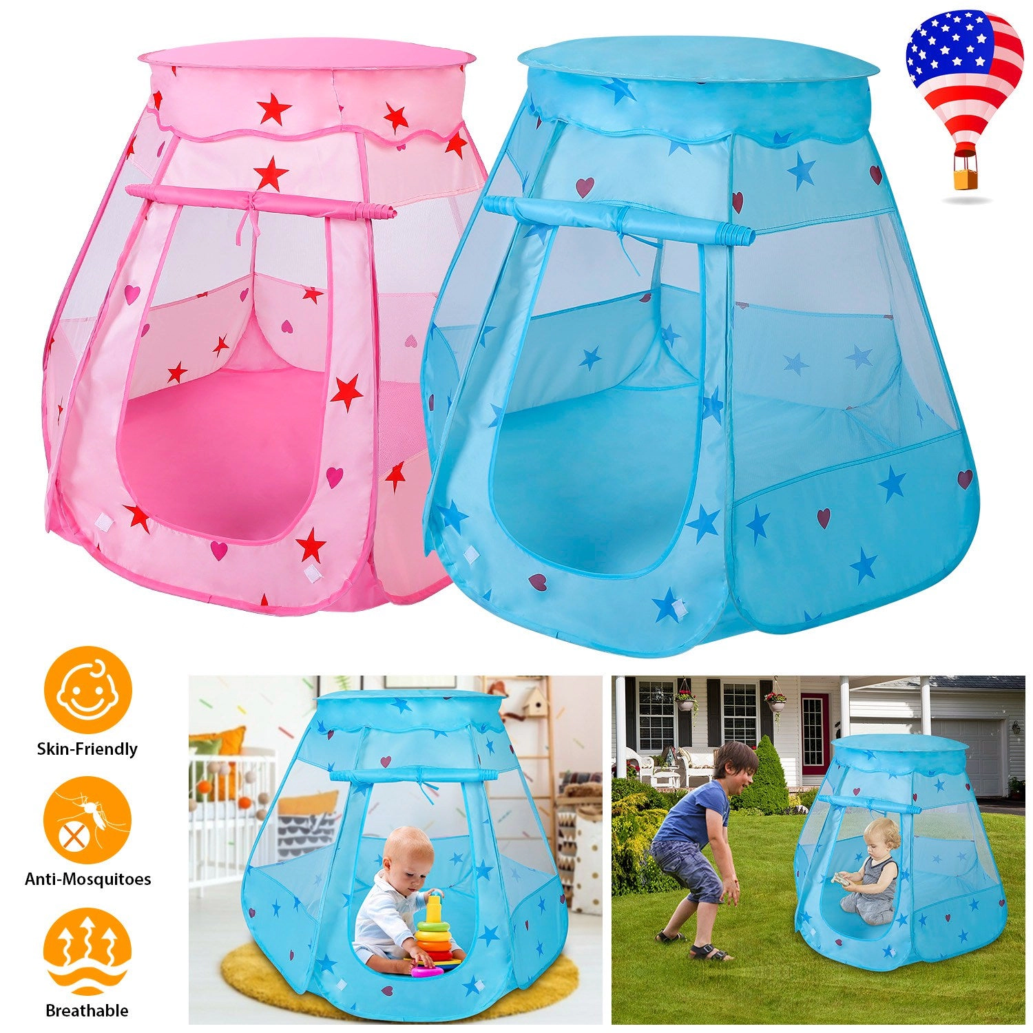 GBruno Pop-Up Castle Play Tent For Kids