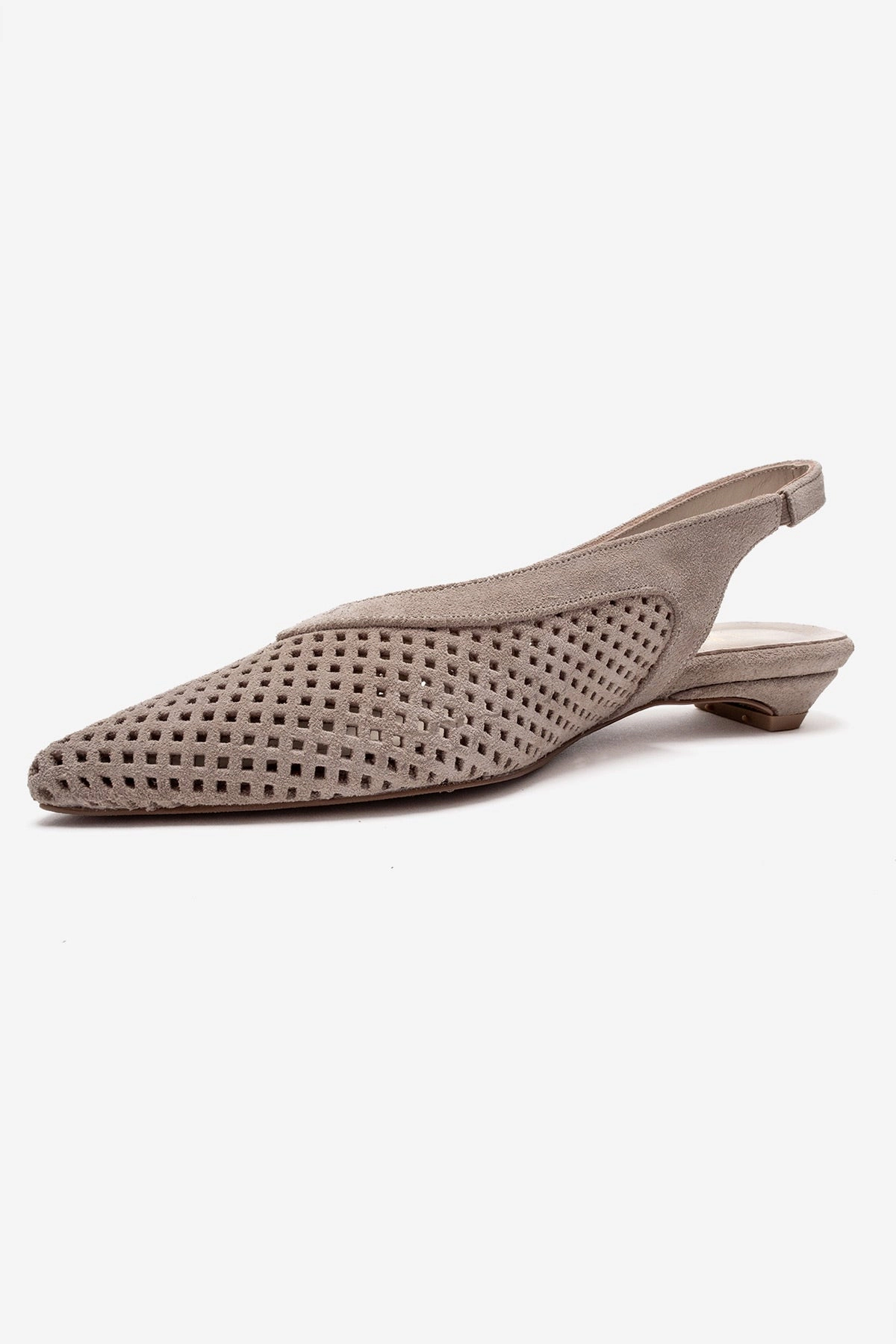 Forever & Always Womens Lieve Leather Slingback Pump