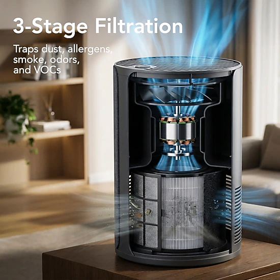 Miko Ibuki 2.0 Smart Home Air Purifier with App Control & Oil Diffuser 1500 sqft