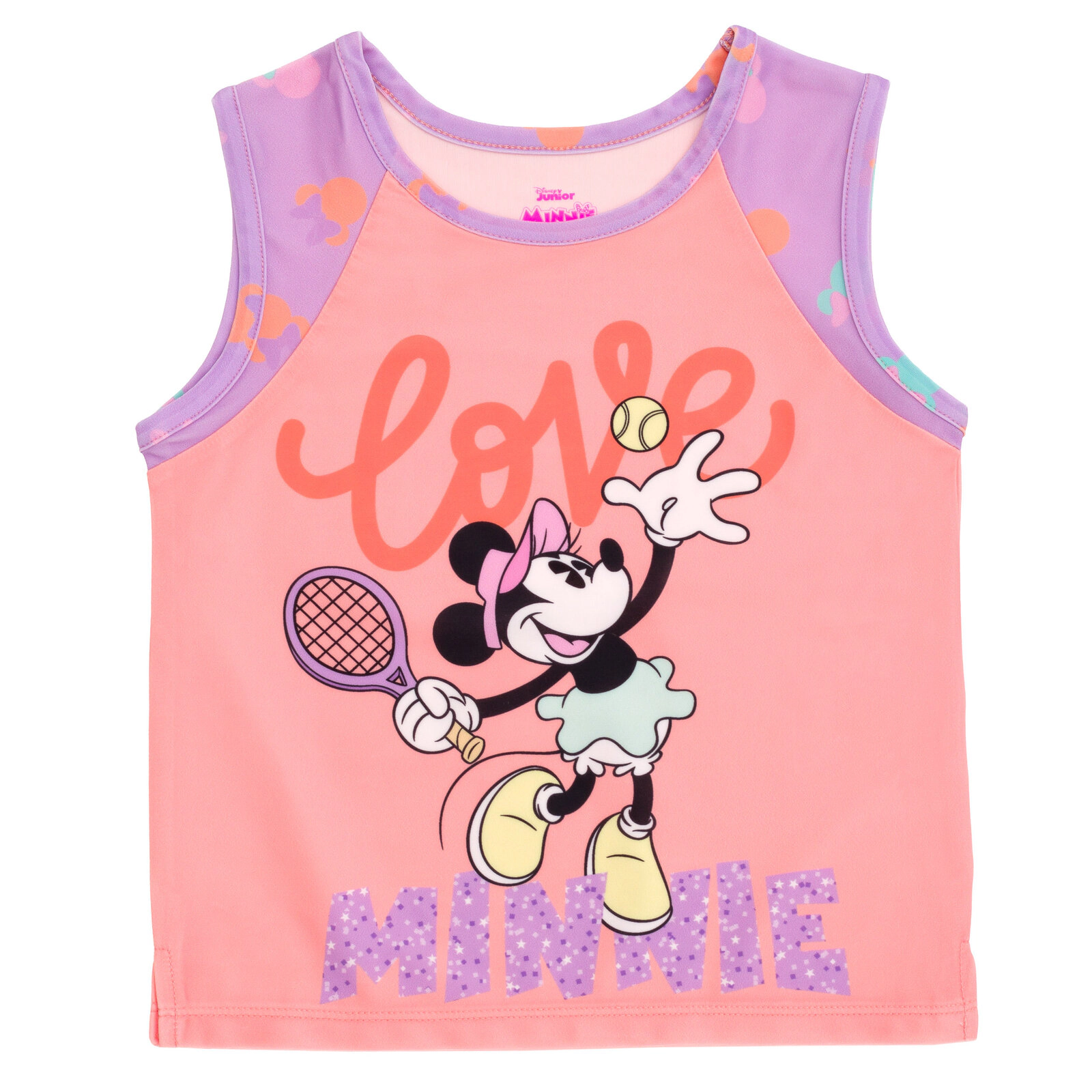 Disney Girls' Athletic Sleeveless Tank Top and Skort Set