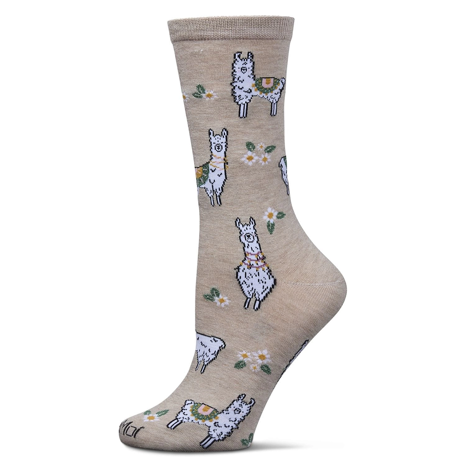 MeMoi Women's Alpaca Rayon From Bamboo Crew Socks