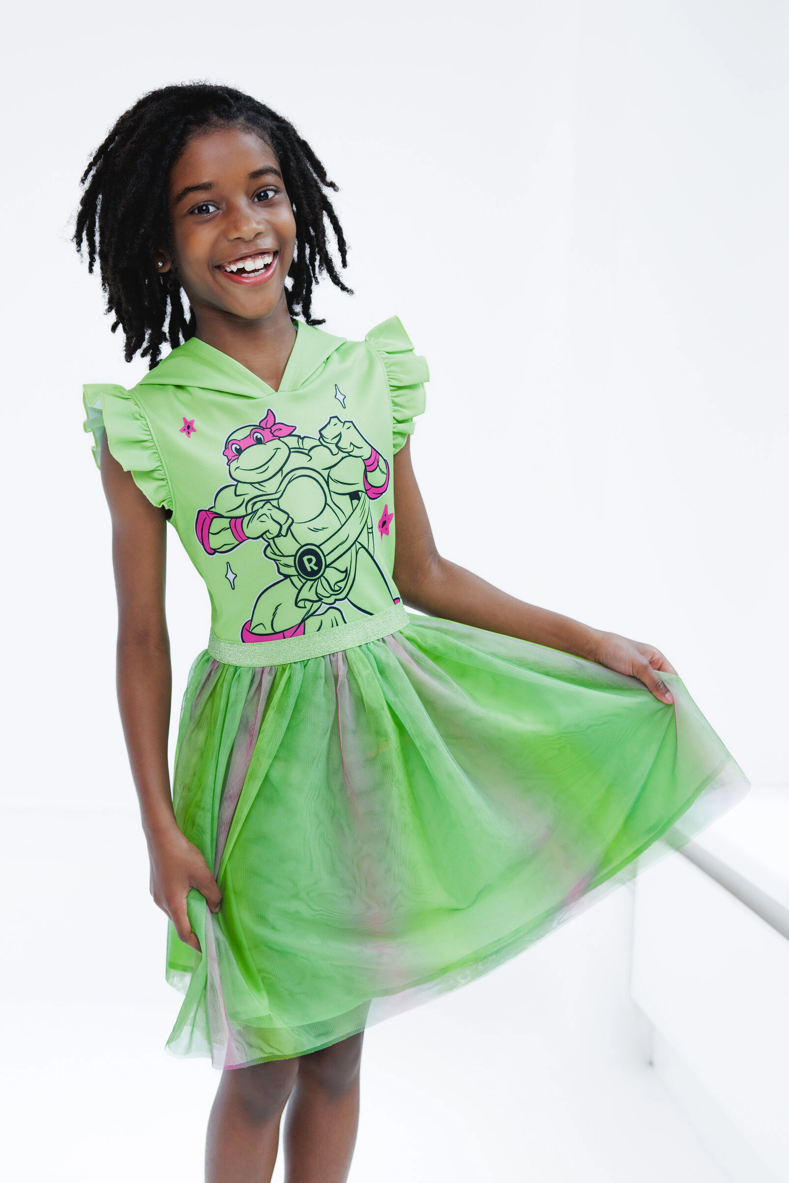 Teenage Mutant Ninja Turtles Raphael Girls' Sleeveless Cosplay Dress
