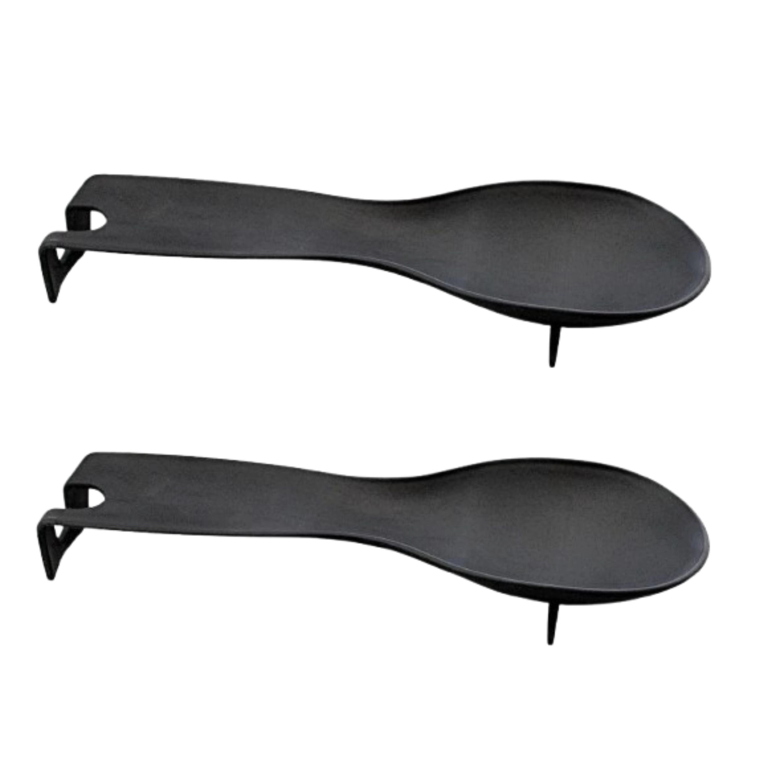 Home Collection Pack of 2 Nylon Spoon Rests Heat-Resistant Utensil Holders
