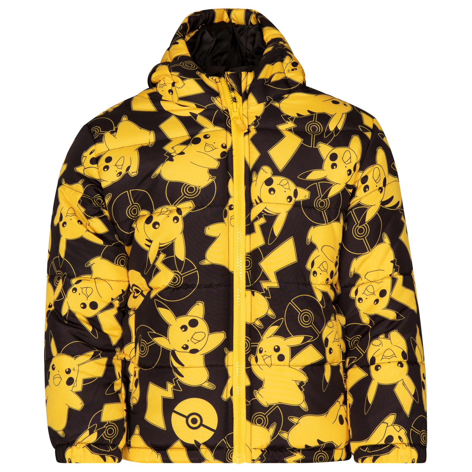 Pokemon Pikachu Boys' Hooded Puffer Coat