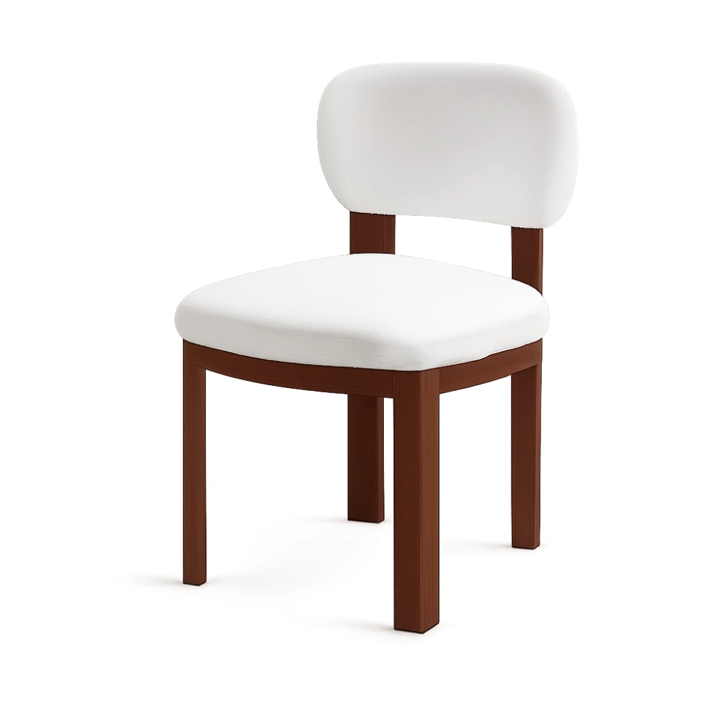 GOODSILO Upholstered Solid Wood Dining Chair