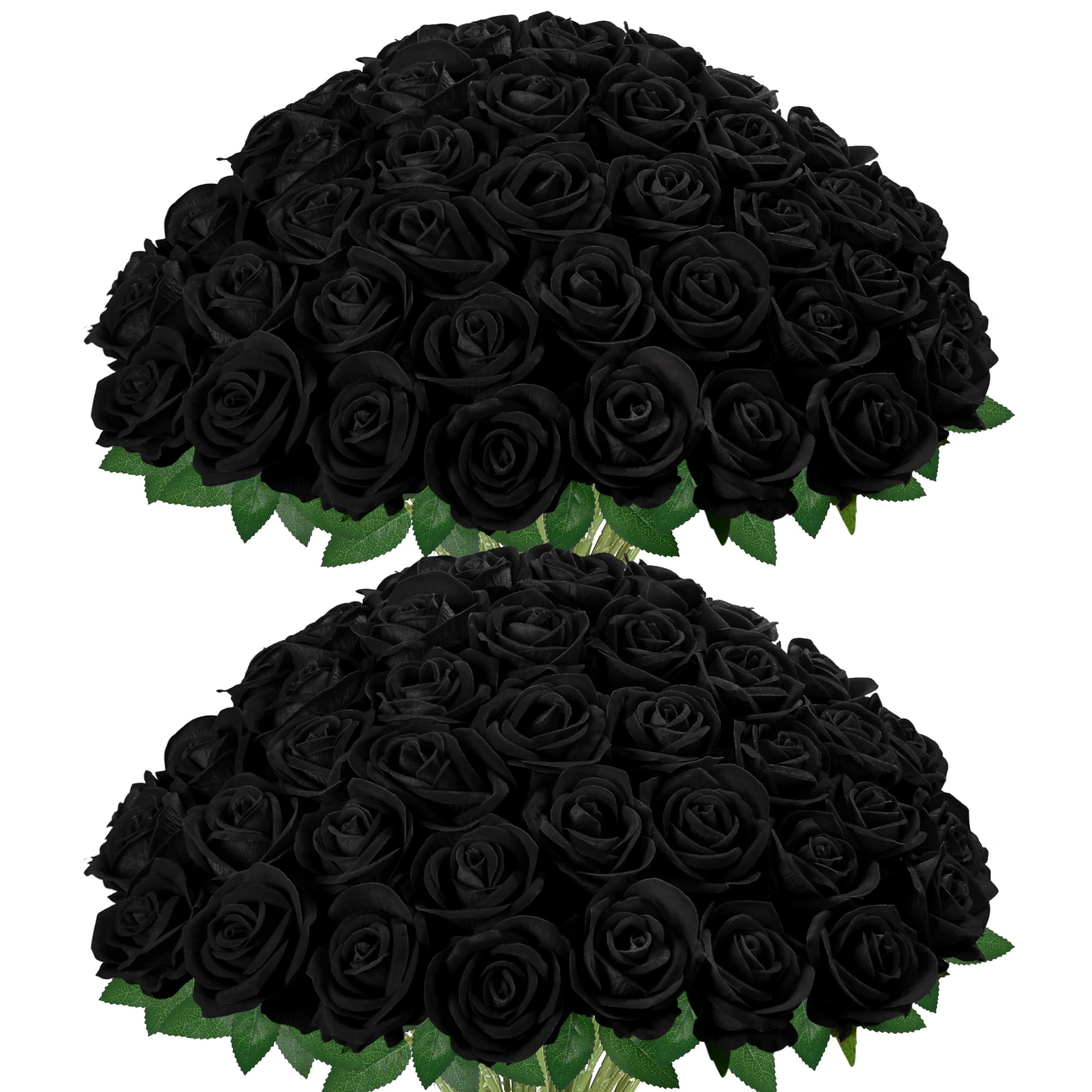 PUPWE Red Roses Artificial Flowers 100 Silk Rose Floral