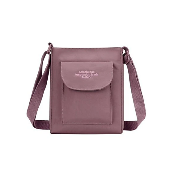 Home Collection Women’s Water Resistant Nylon Crossbody Shoulder Bag