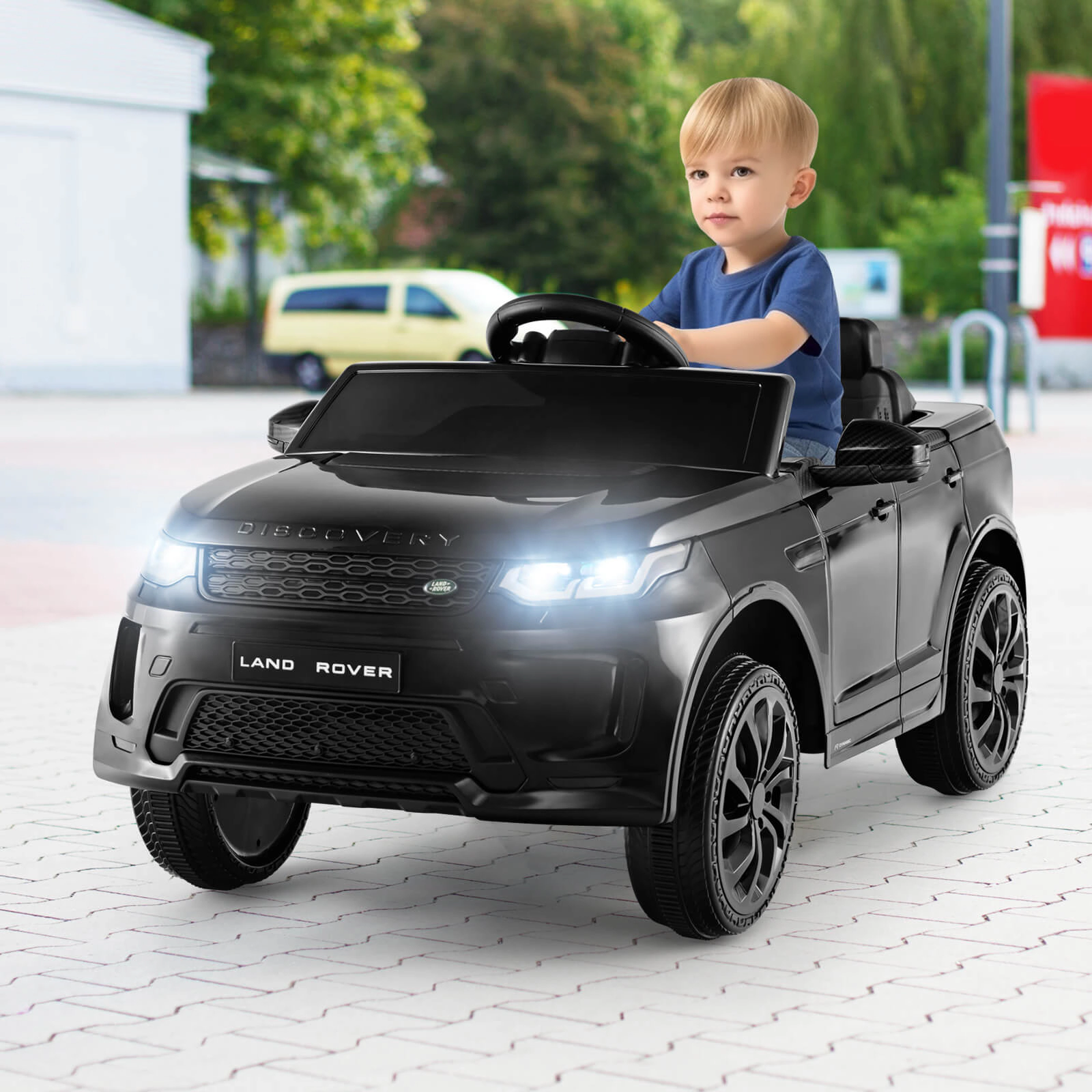 Costway 12V Kids Ride On Car Licensed Land Rover Electric Vehicle w/ Remote Control