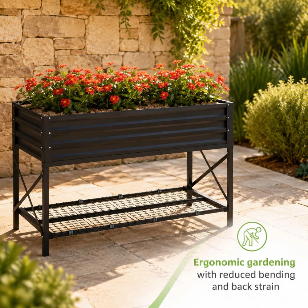 WOW PIONEER Tall Round Garden Planter Pot
