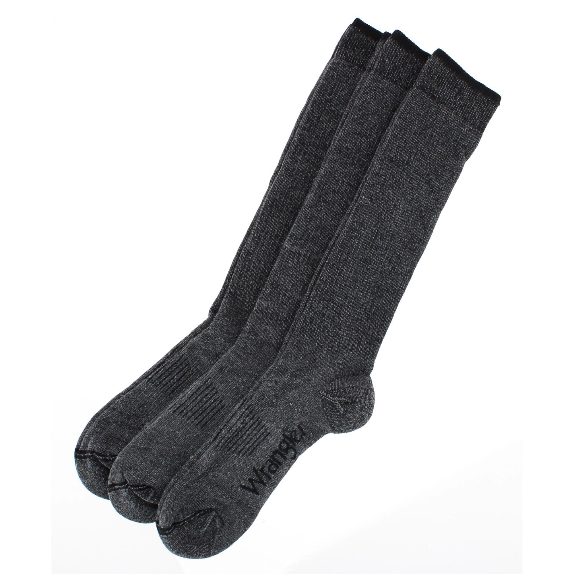 Wrangler Men's Over the Calf Boot Sock (3 Pair Pack)