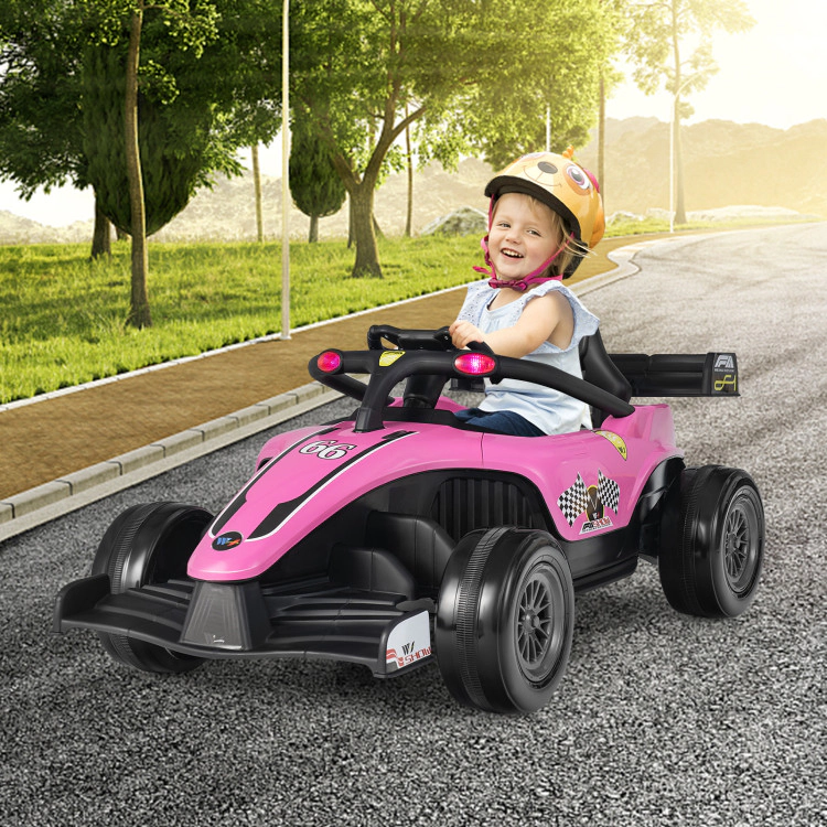 Hivvago 12V Kids Ride on Electric Formula Racing Car with Remote Control