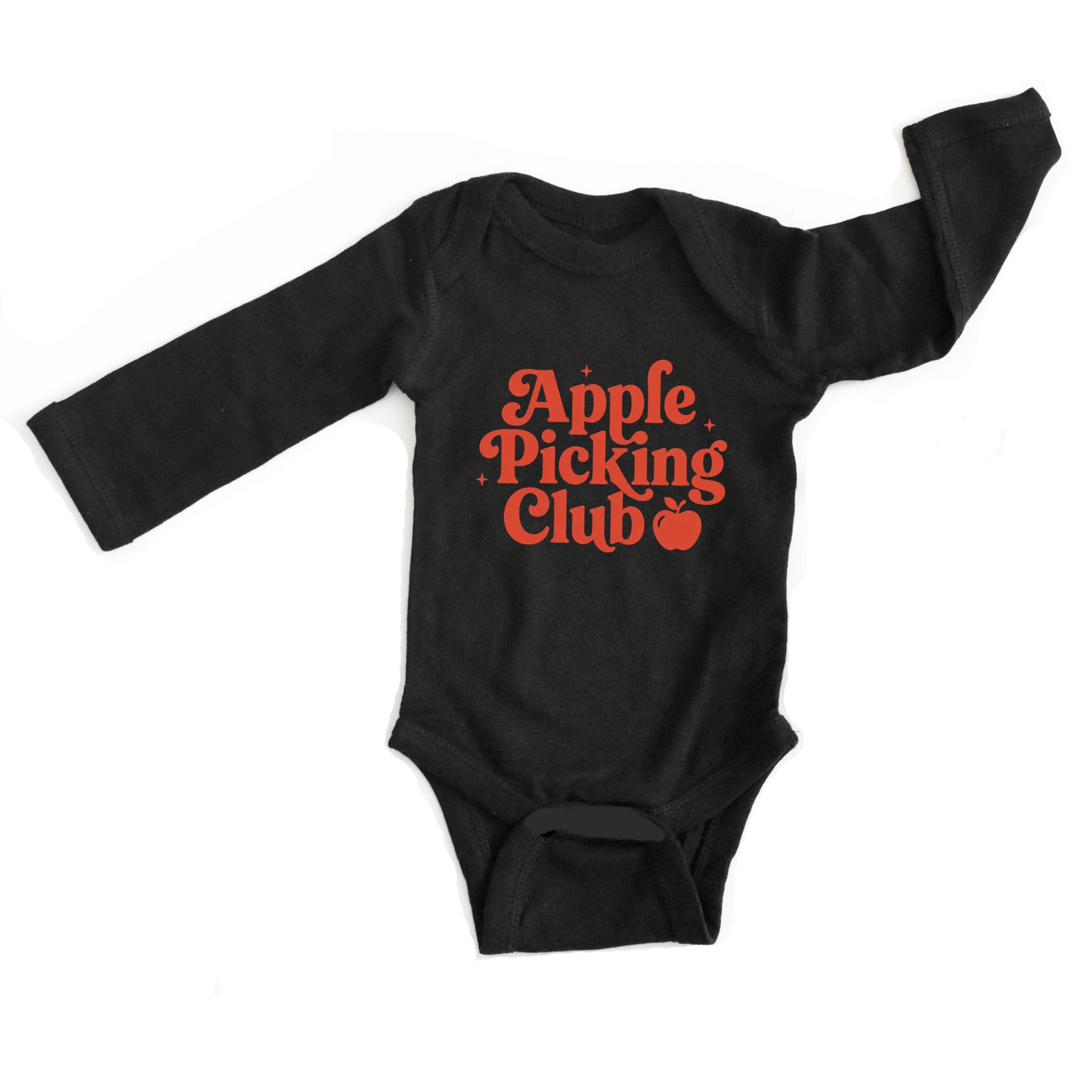 The Juniper Shop - Infant Long Sleeve Bodysuit Apple Picking Club Stars