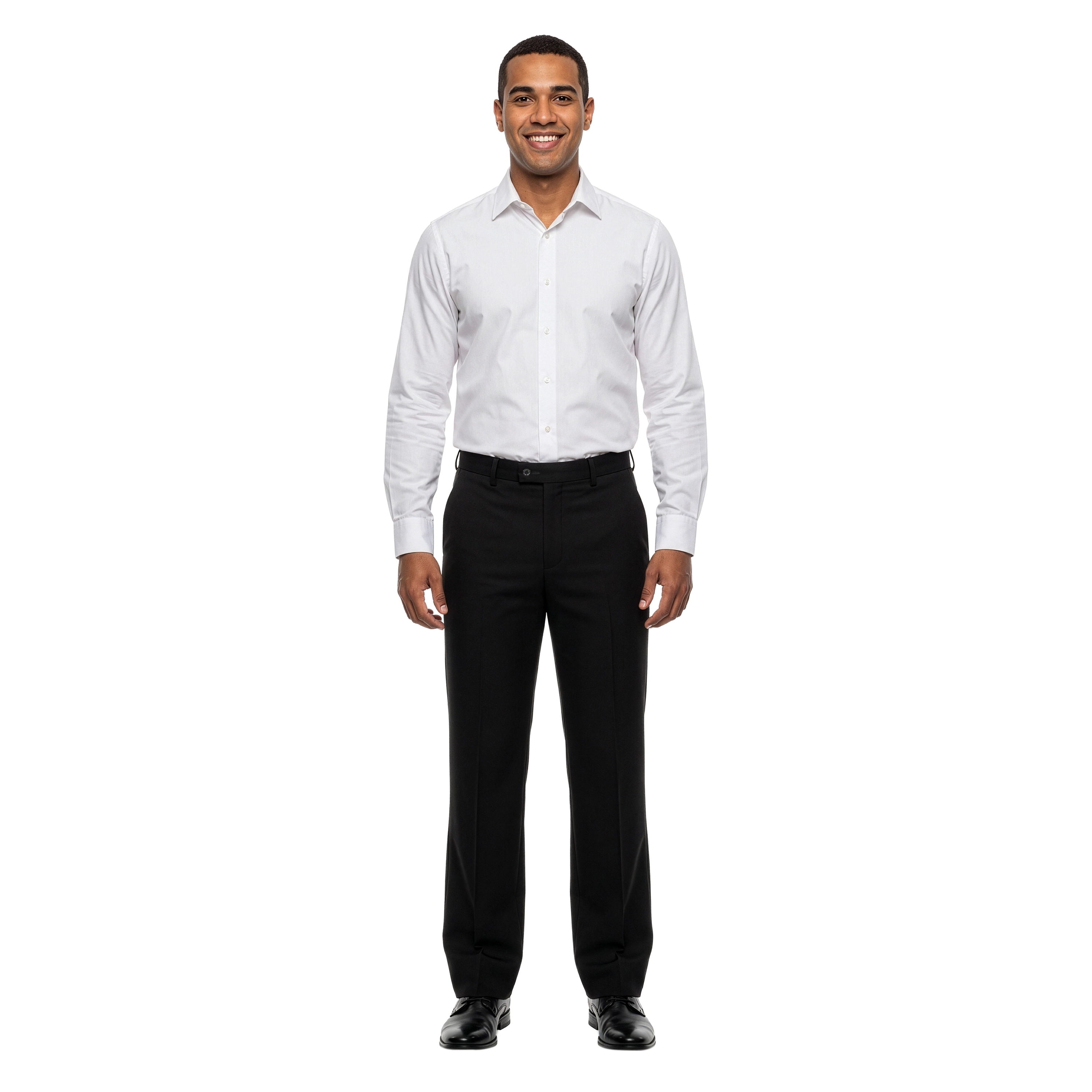 Demantie Hemmed Men's Modern Fit Straight Leg Dress Pants Only