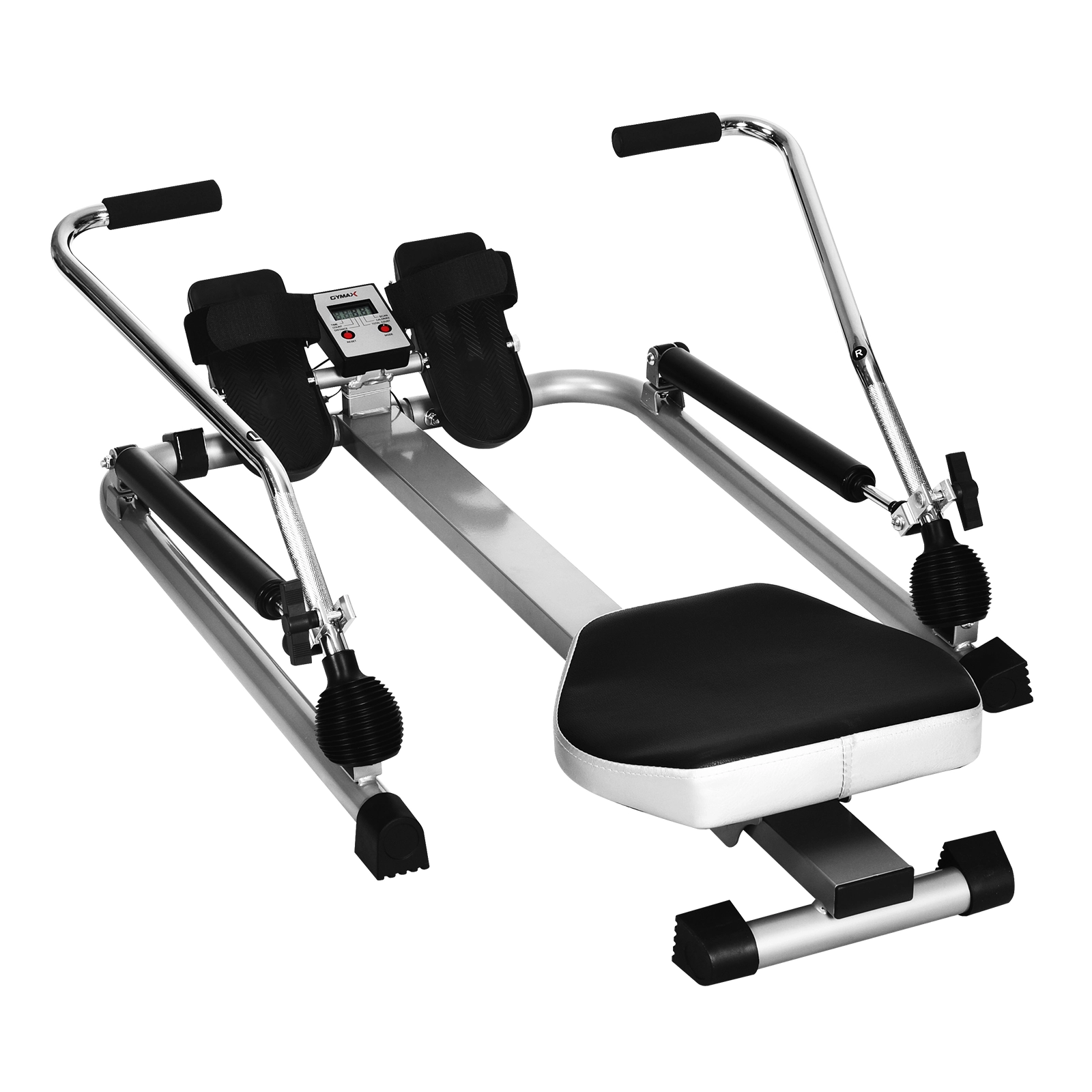 SUGIFT Adjustable Double Hydraulic Resistance Rowing Machine 265-lb Capacity As the Pictures Shown